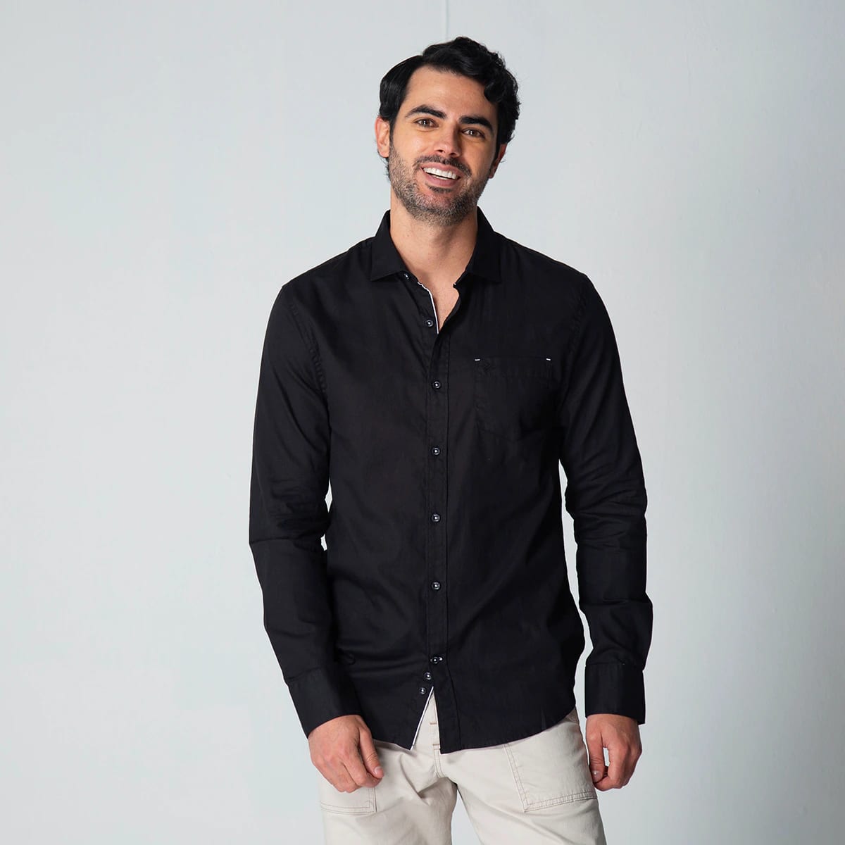 Camisa Formal Unicolor Turpiales - imagen 3