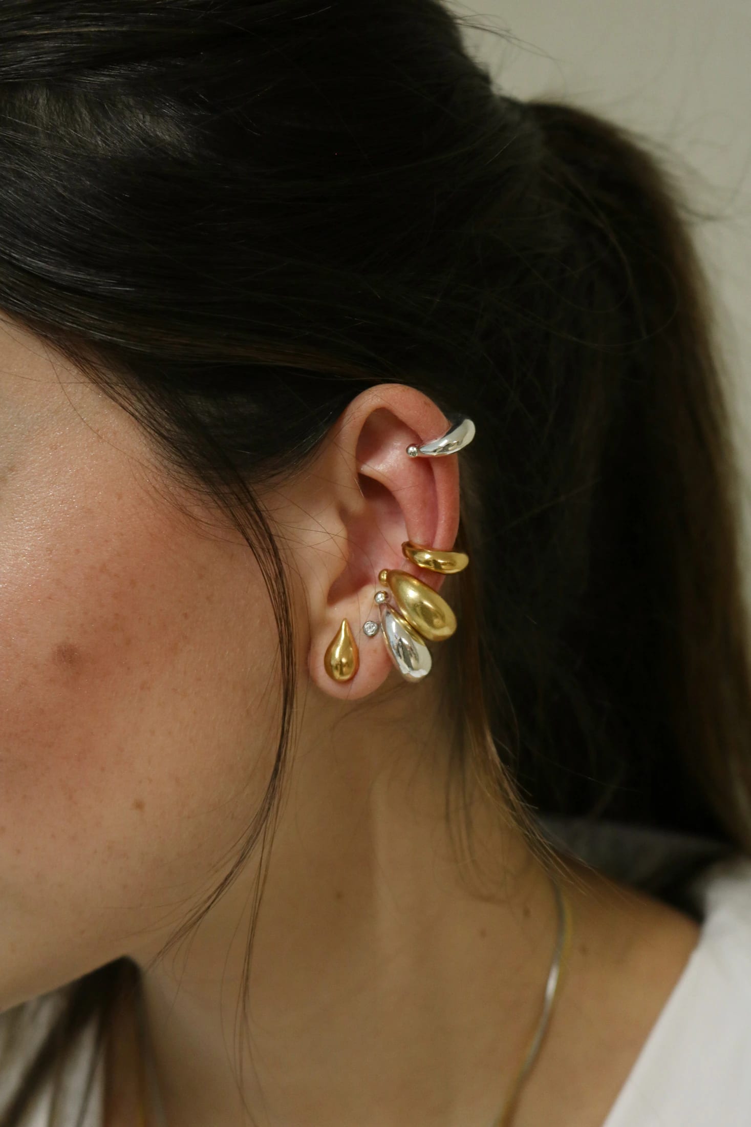 Mini Earcuff Icon | Dorado - imagen 2