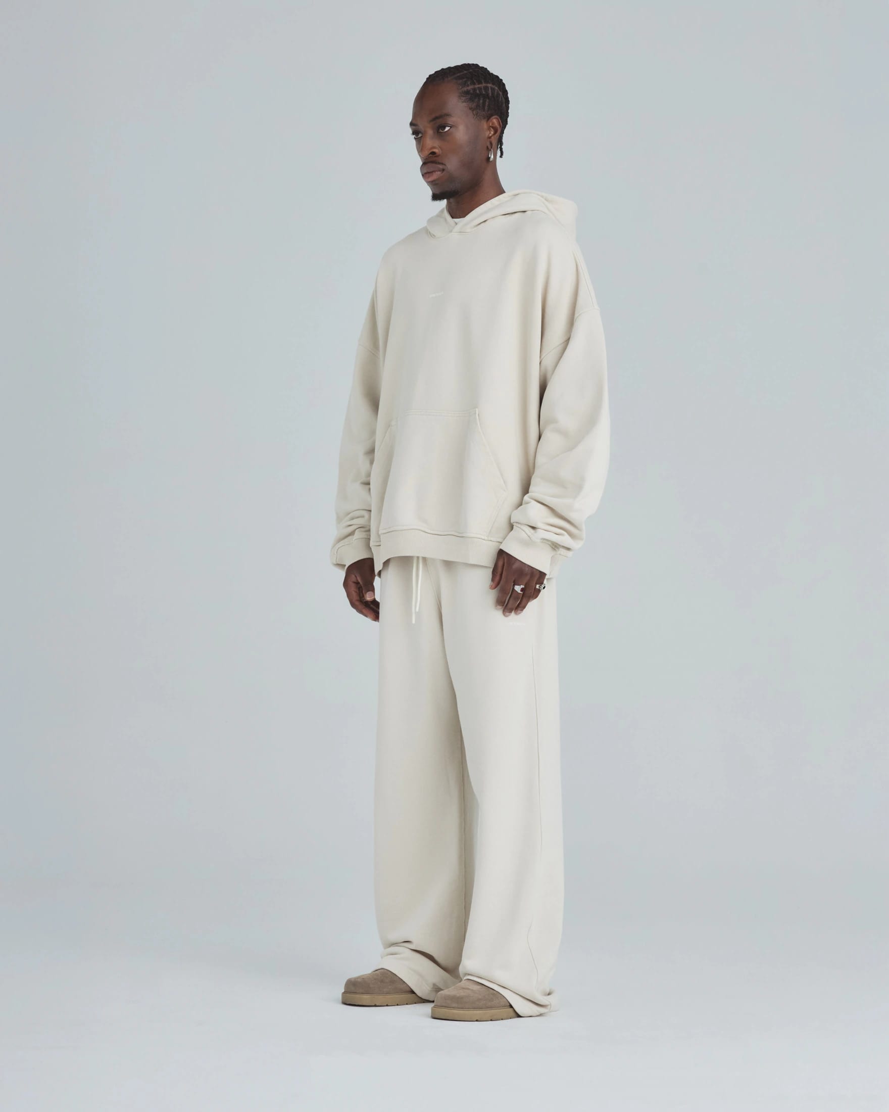 Line Basic Hoodie Cream - imagen 5