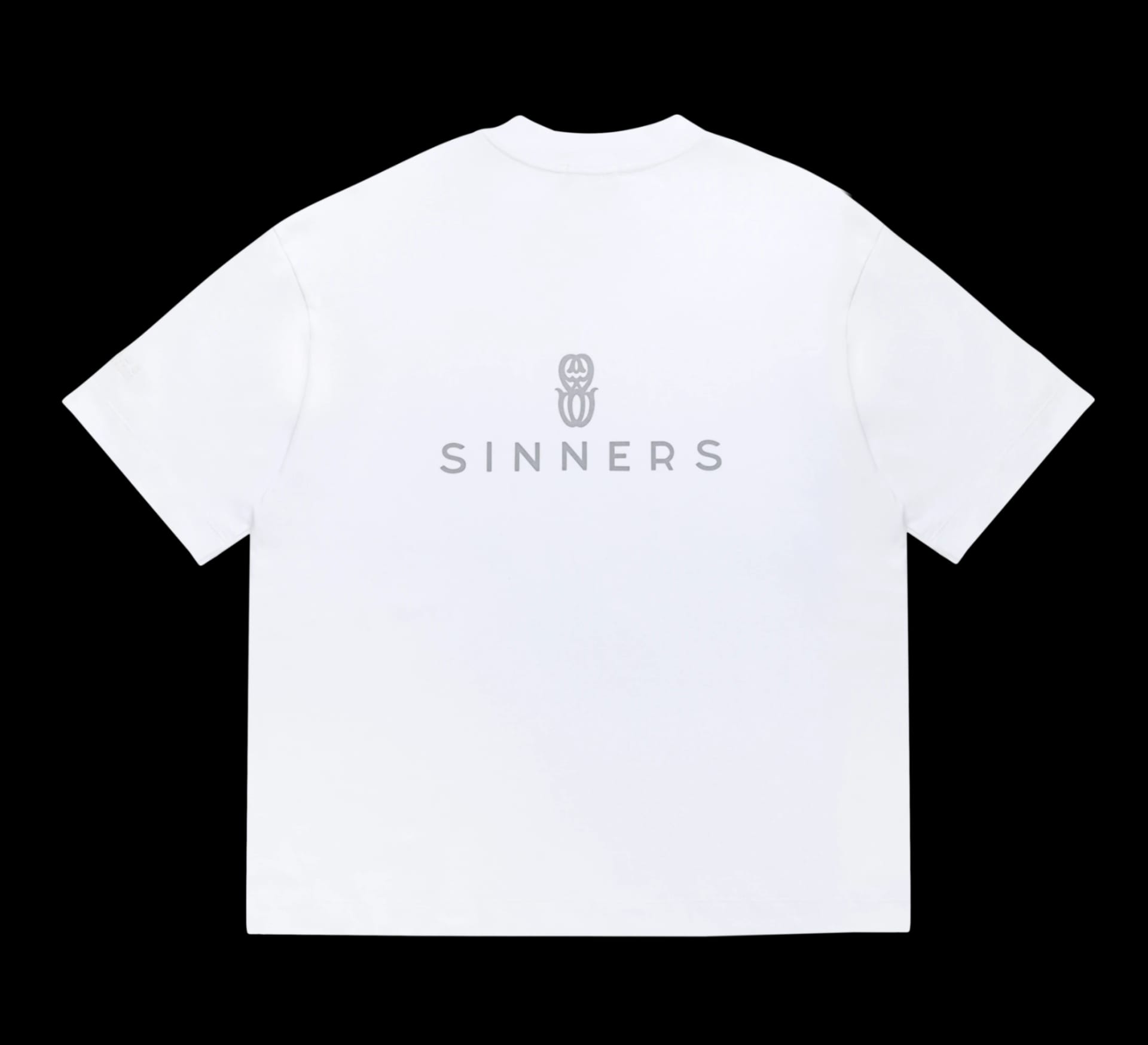 RHINESTONE LOGO WHITE T-SHIRT - imagen 1