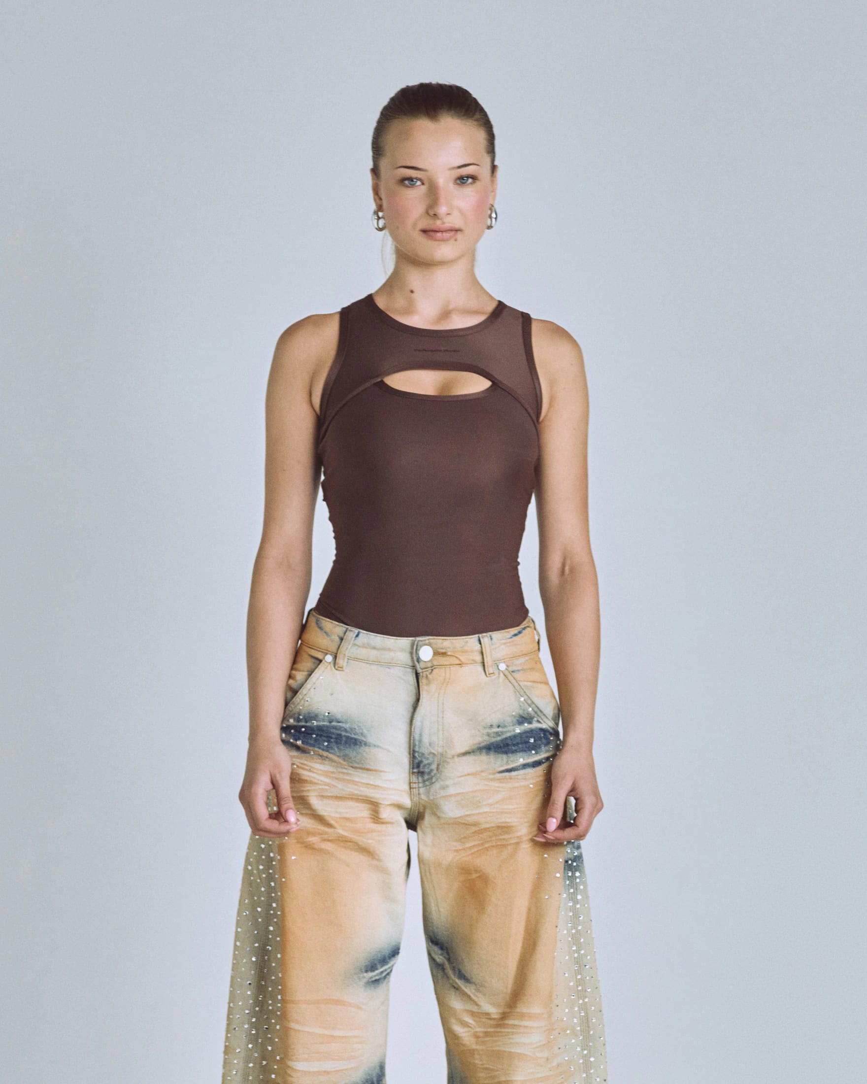 Basics Oval Bodysuit Afogato - imagen 2