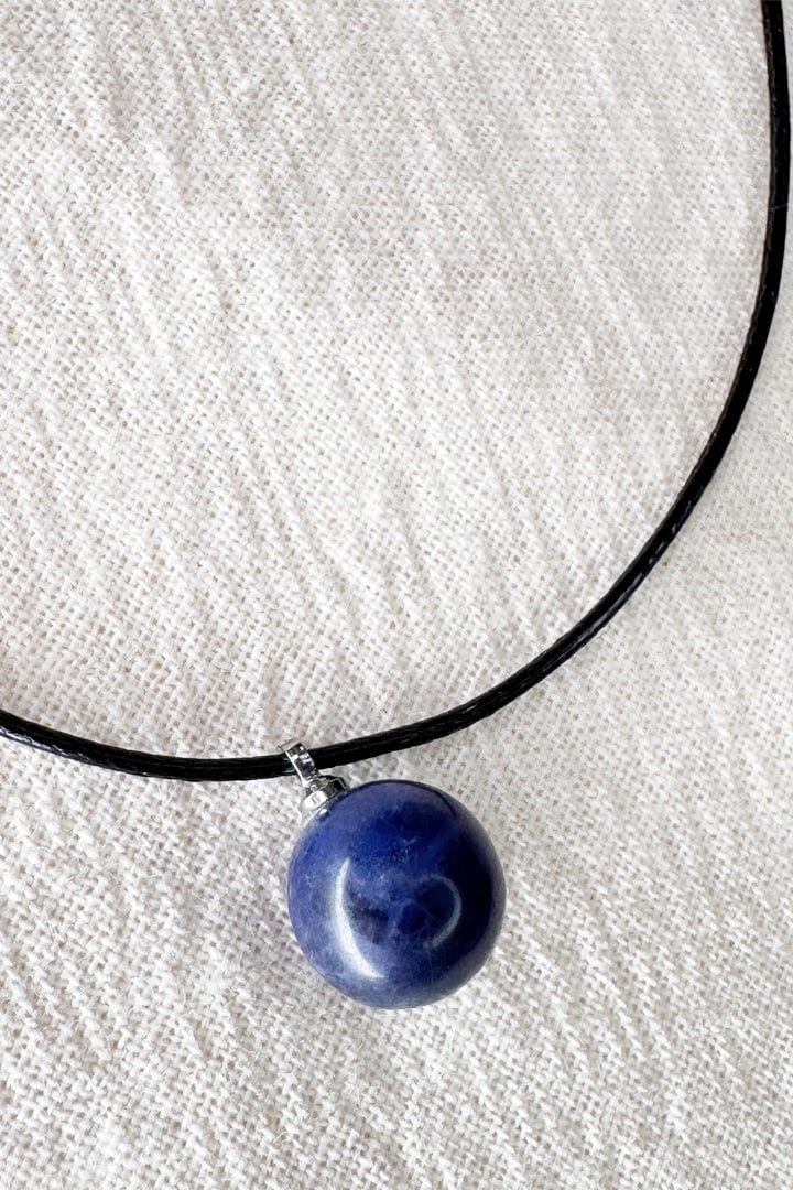 Collar cuerda lapislázuli - imagen 3