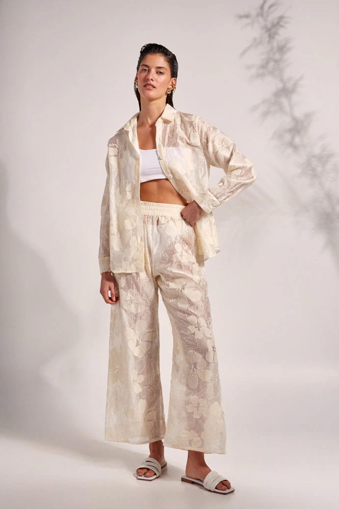 JAZMIN PANTS CREAM - imagen 1