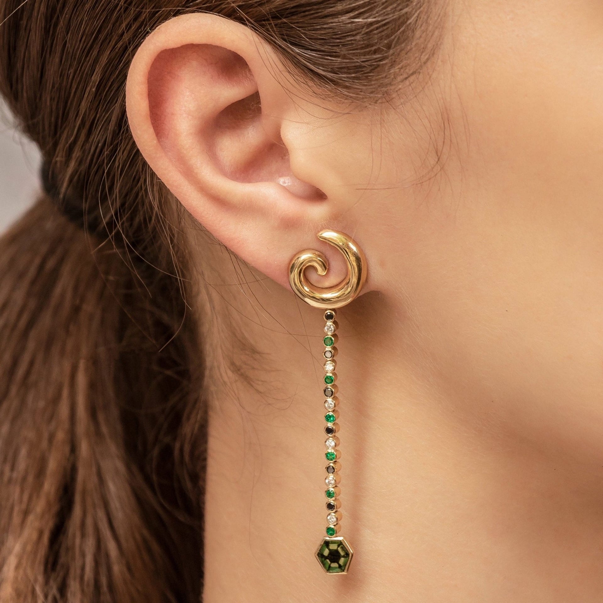 Aretes Snake Iris - imagen 3