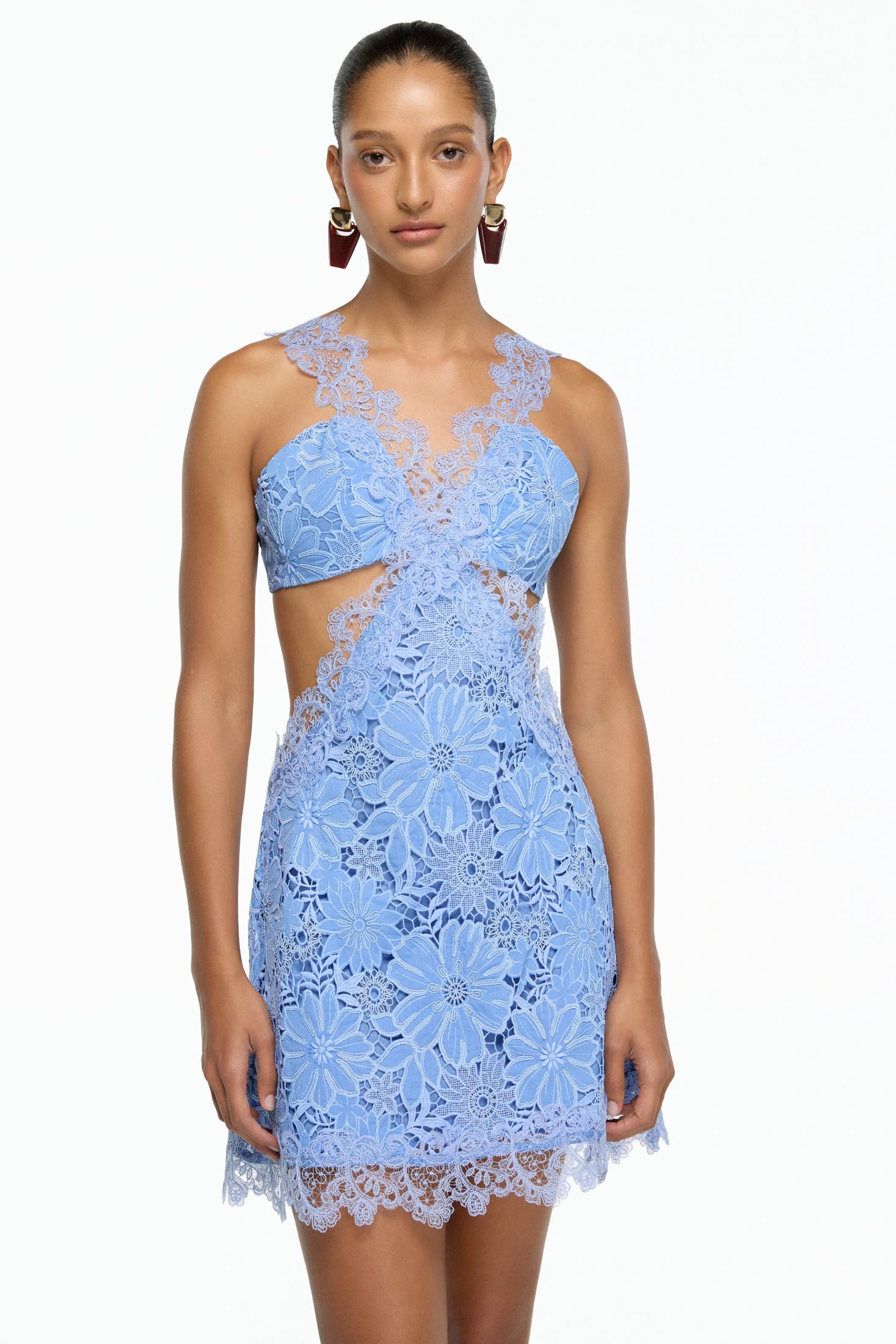 THERESE MINI DRESS BLUE - imagen 1