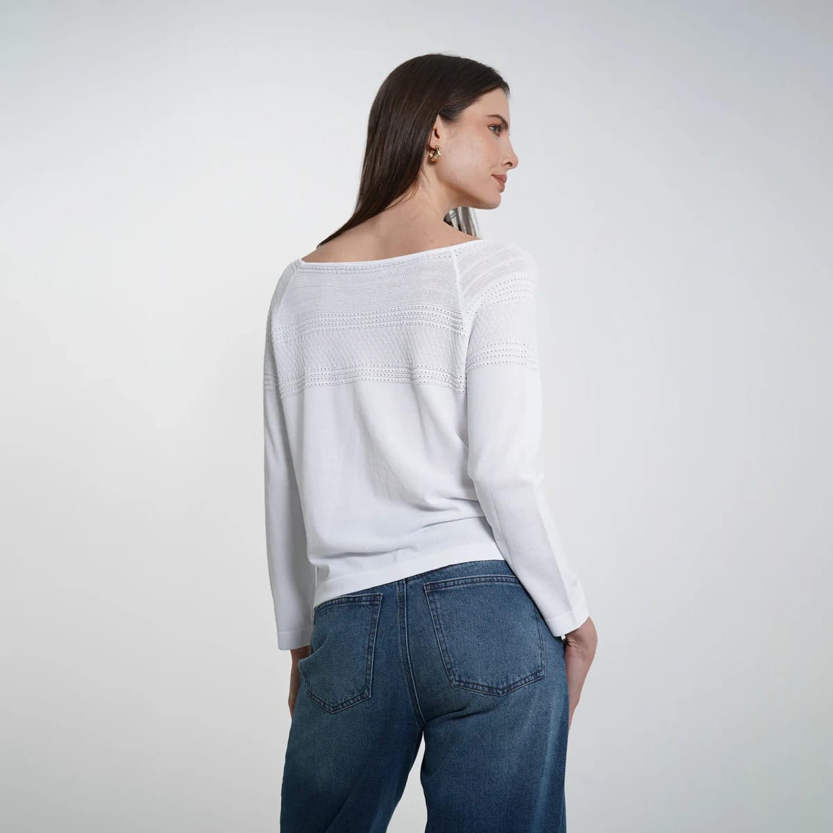 Sweater Cuello Redondo Manga Larga - imagen 2