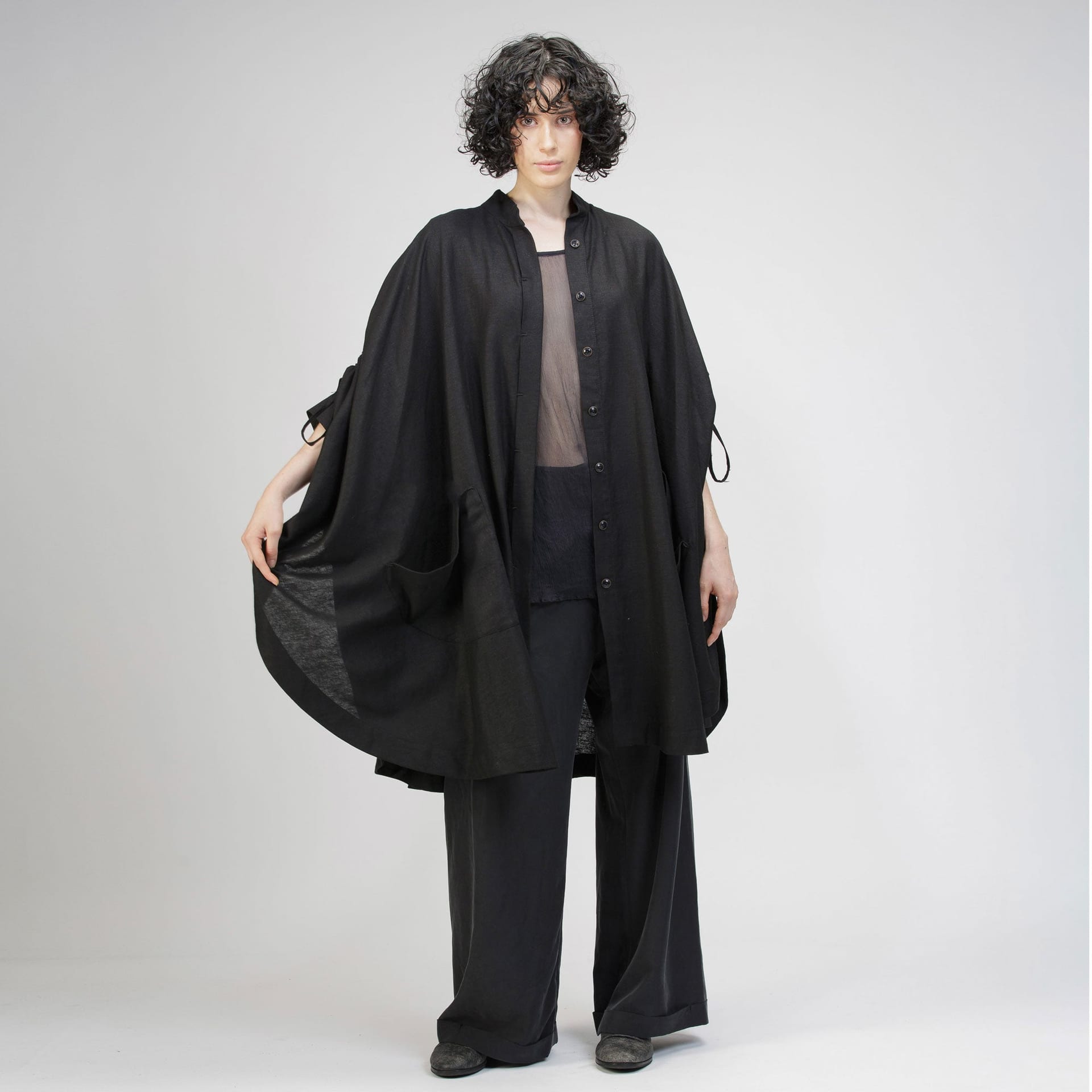 Camisa Circular - Negro - imagen 1