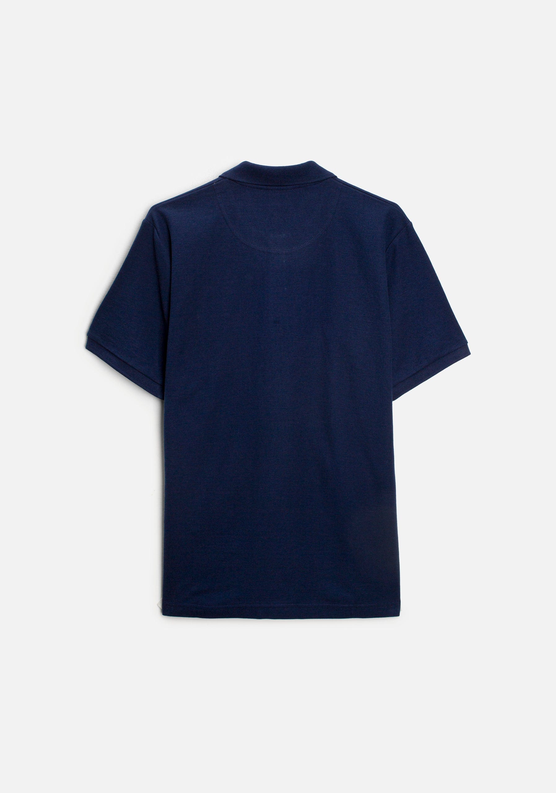 Camiseta Polo H Unicolor L-Ros Azul Osc - imagen 3