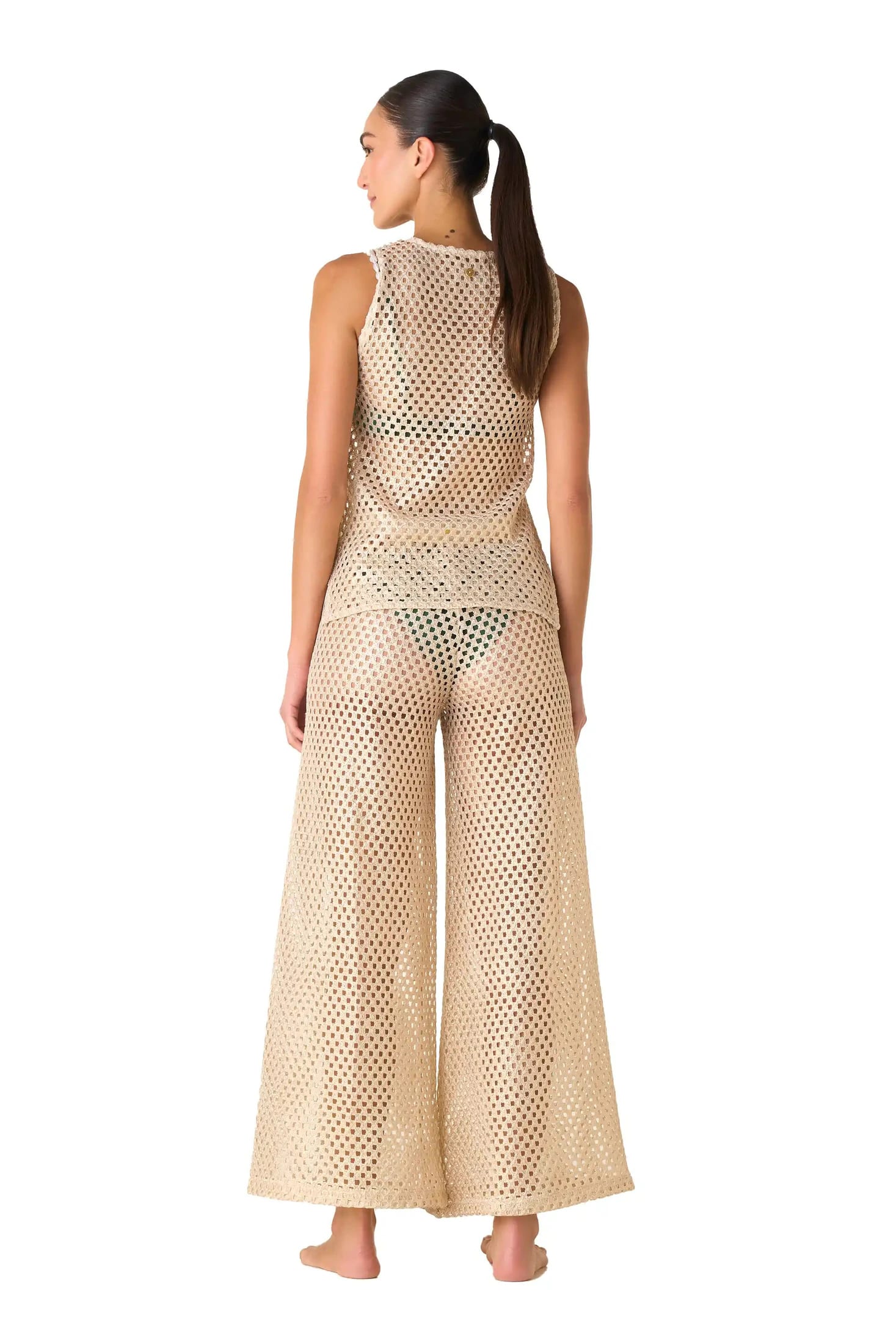 Pantalón Yere Net Gold - imagen 2