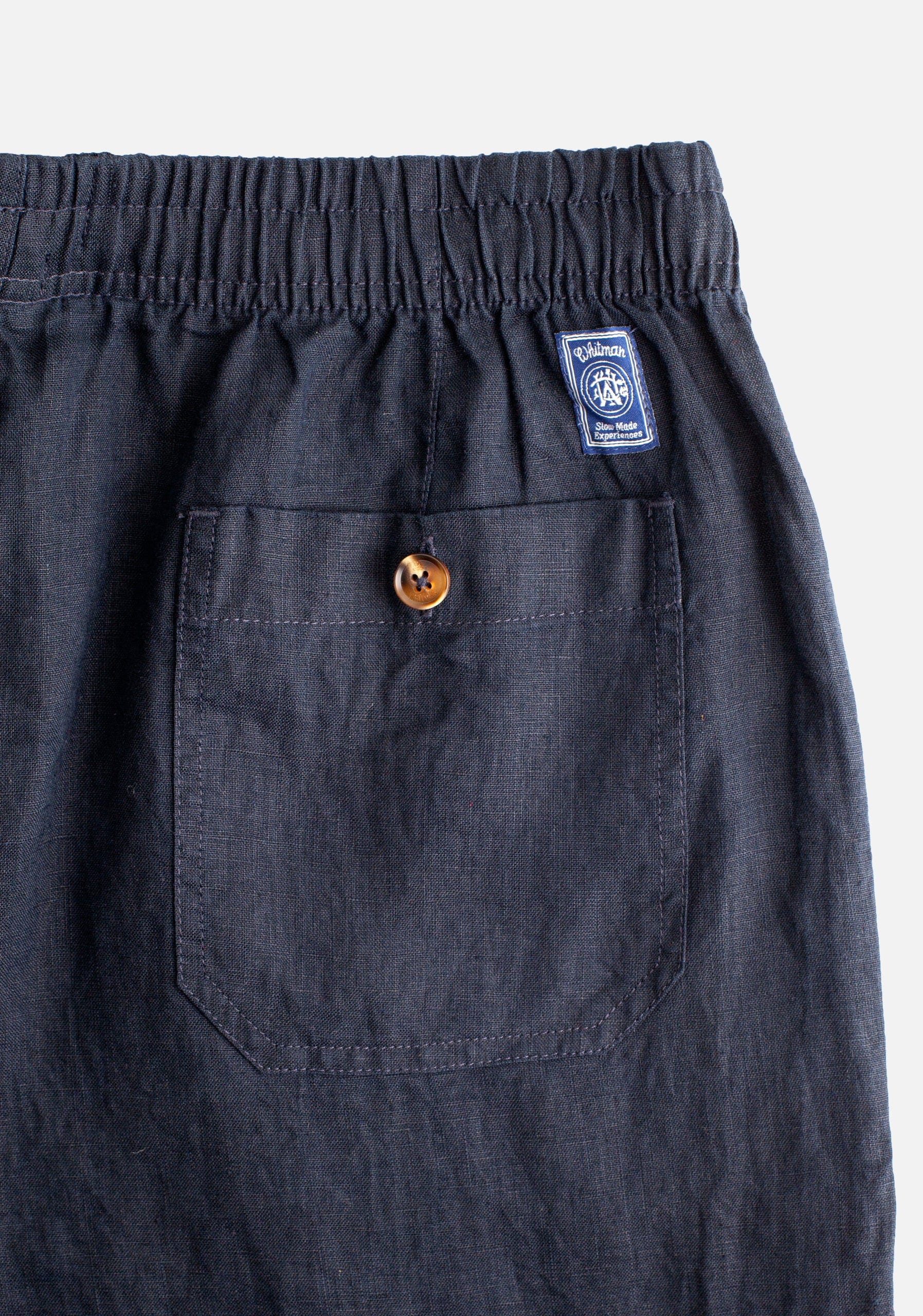 Pantalón H Hopkins Jogger Lino Azul Navy - imagen 3