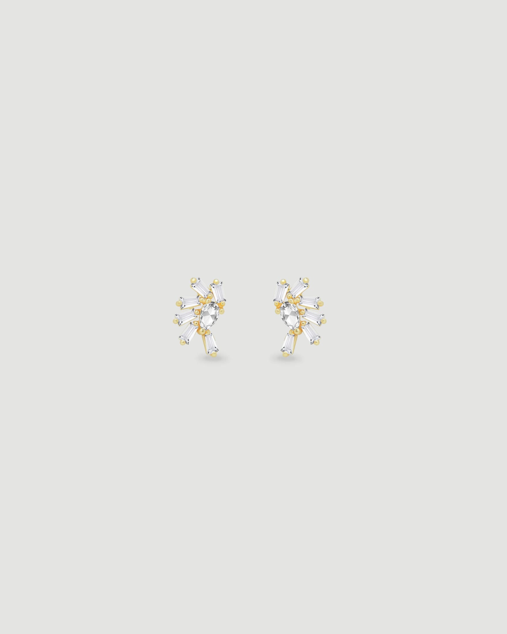 Aretes Abanico Cristal - imagen 2