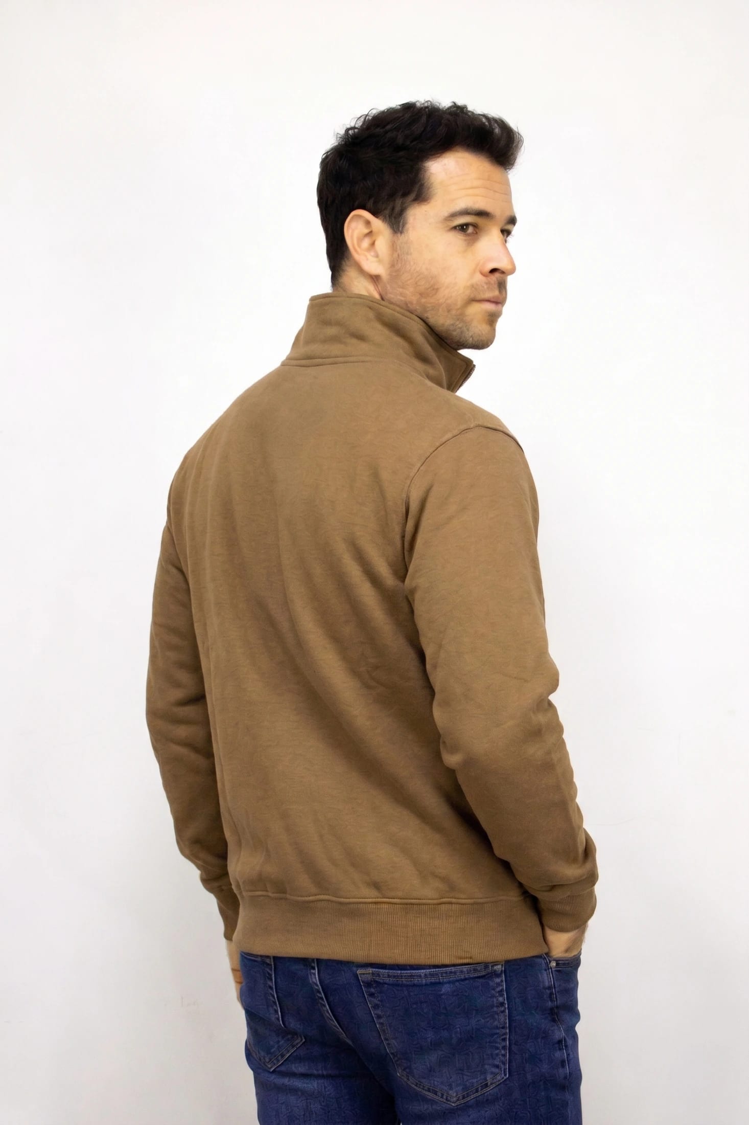 Saco café con Cremallera para hombre - imagen 3