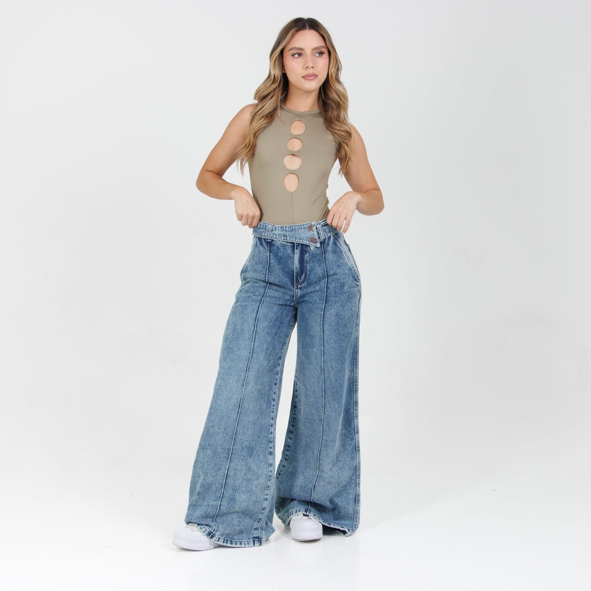 Jean Axspen Wide Leg Ax-2939 Rigido - imagen 2