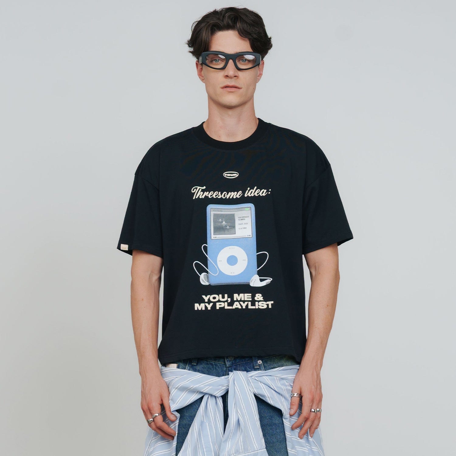 F*ck Nudes Boxy T-Shirt - Black - imagen 2