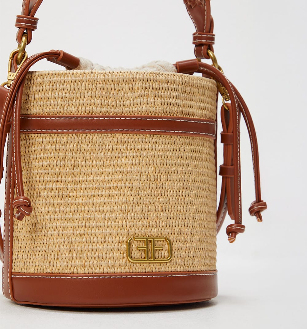 Bolso orgánico combinación de materiales - imagen 2