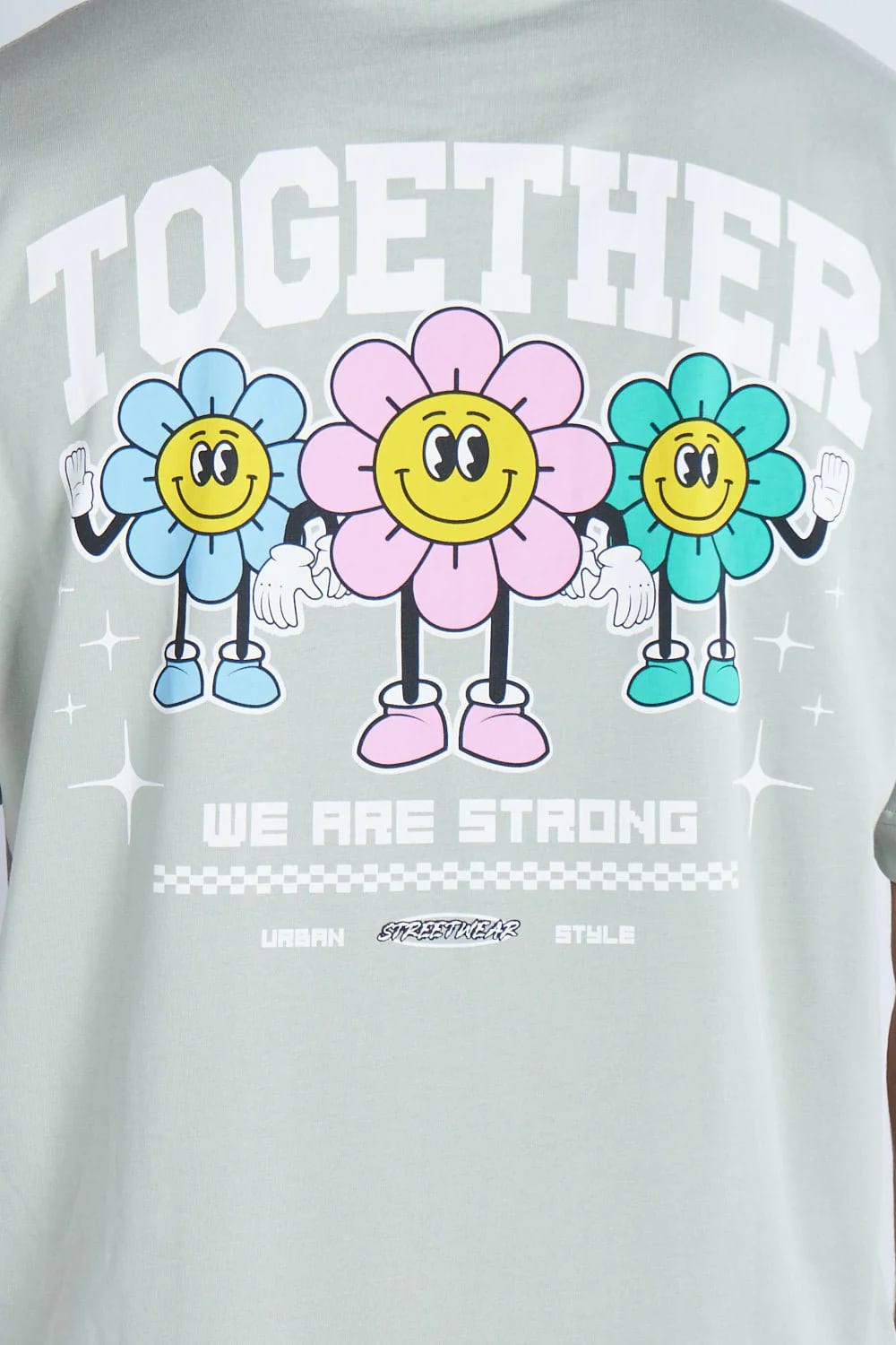 Camiseta oversize estampado Together Gris V | DROP 03 | - imagen 10