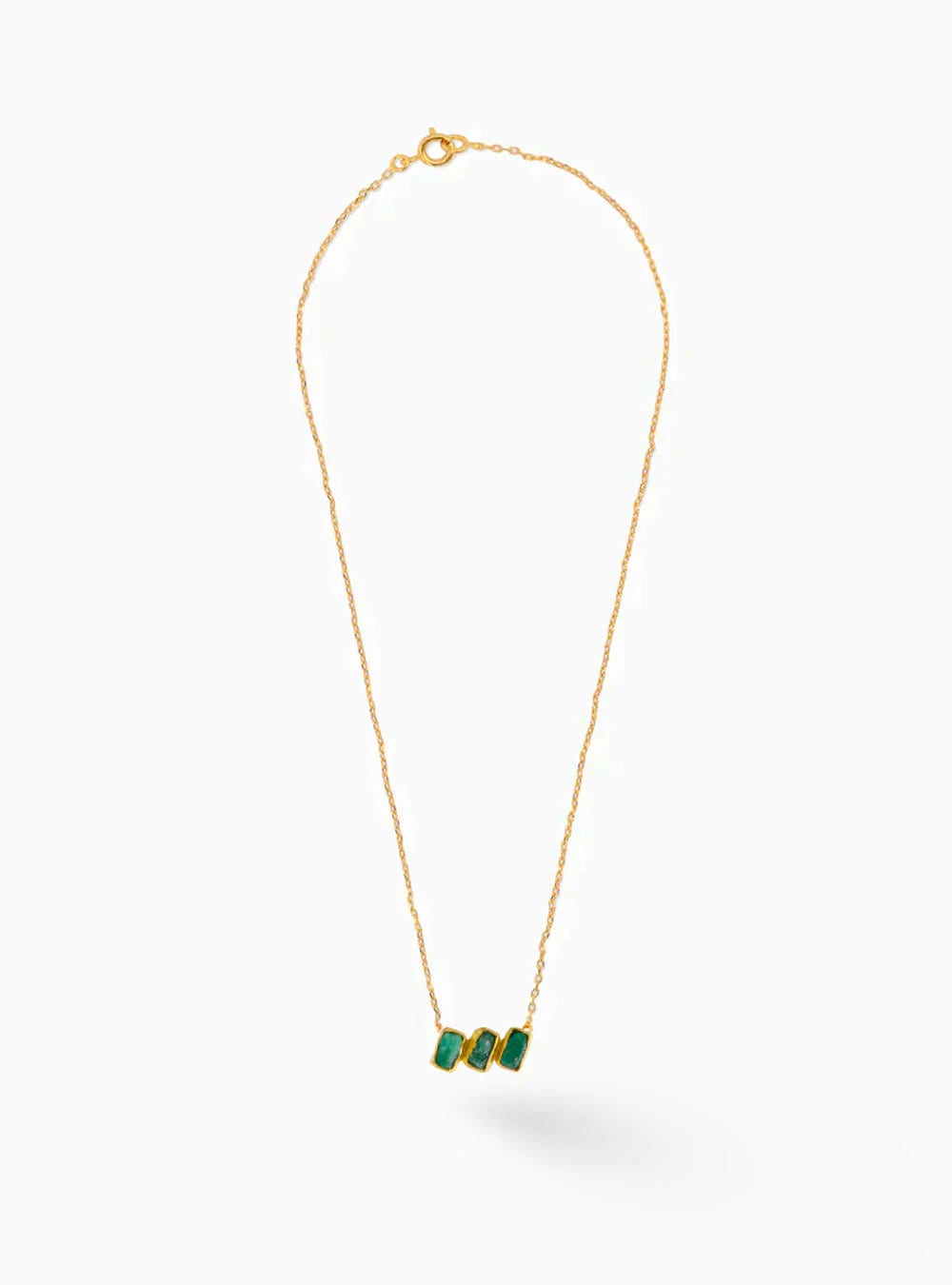 Maya 3 Stone Necklace - imagen 1