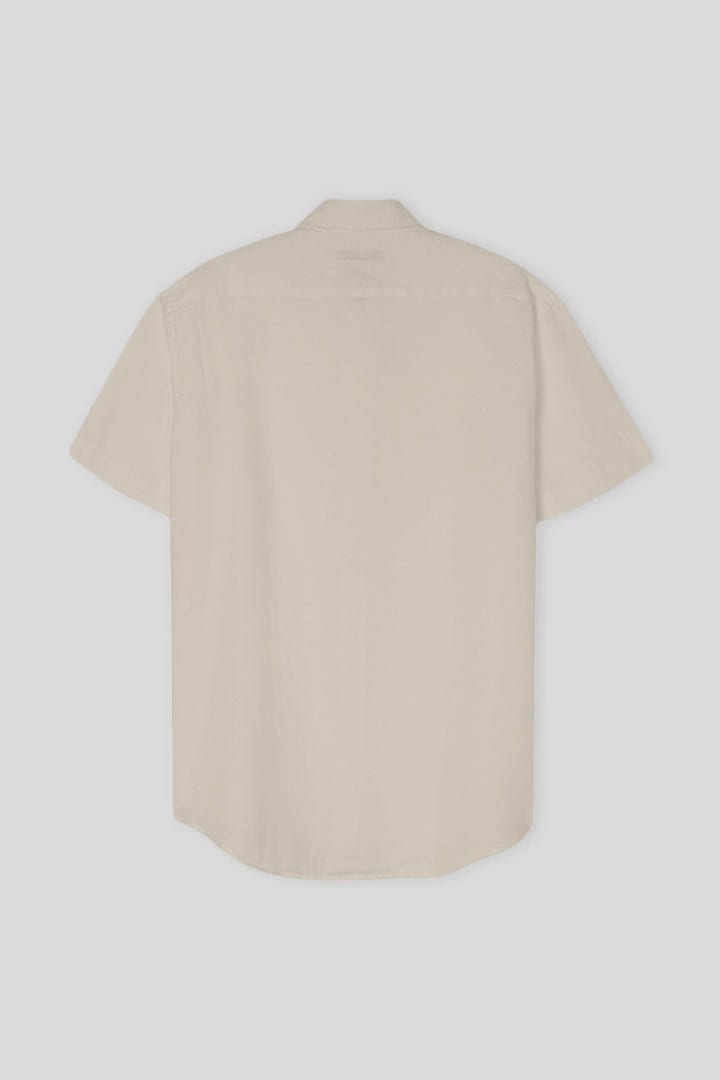 Men's linen shirt beige - imagen 2