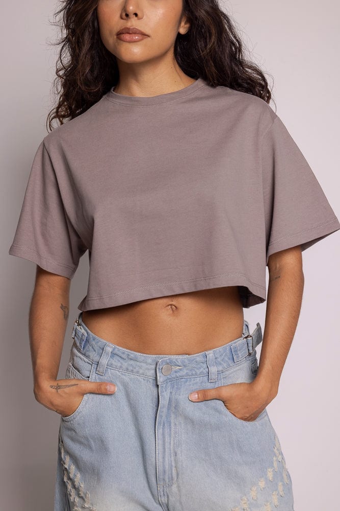 CropTop Basic Motion-Gris - imagen 8