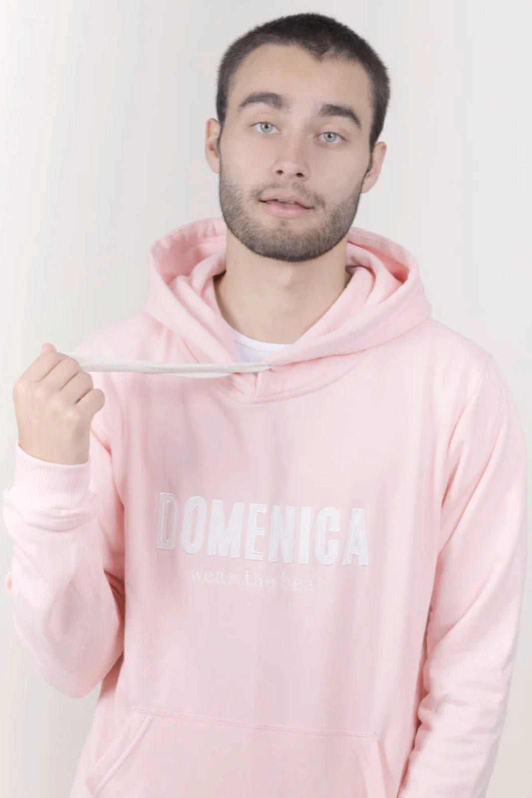 HOODIE DOMENICA ROSADO - UNISEX - imagen 1