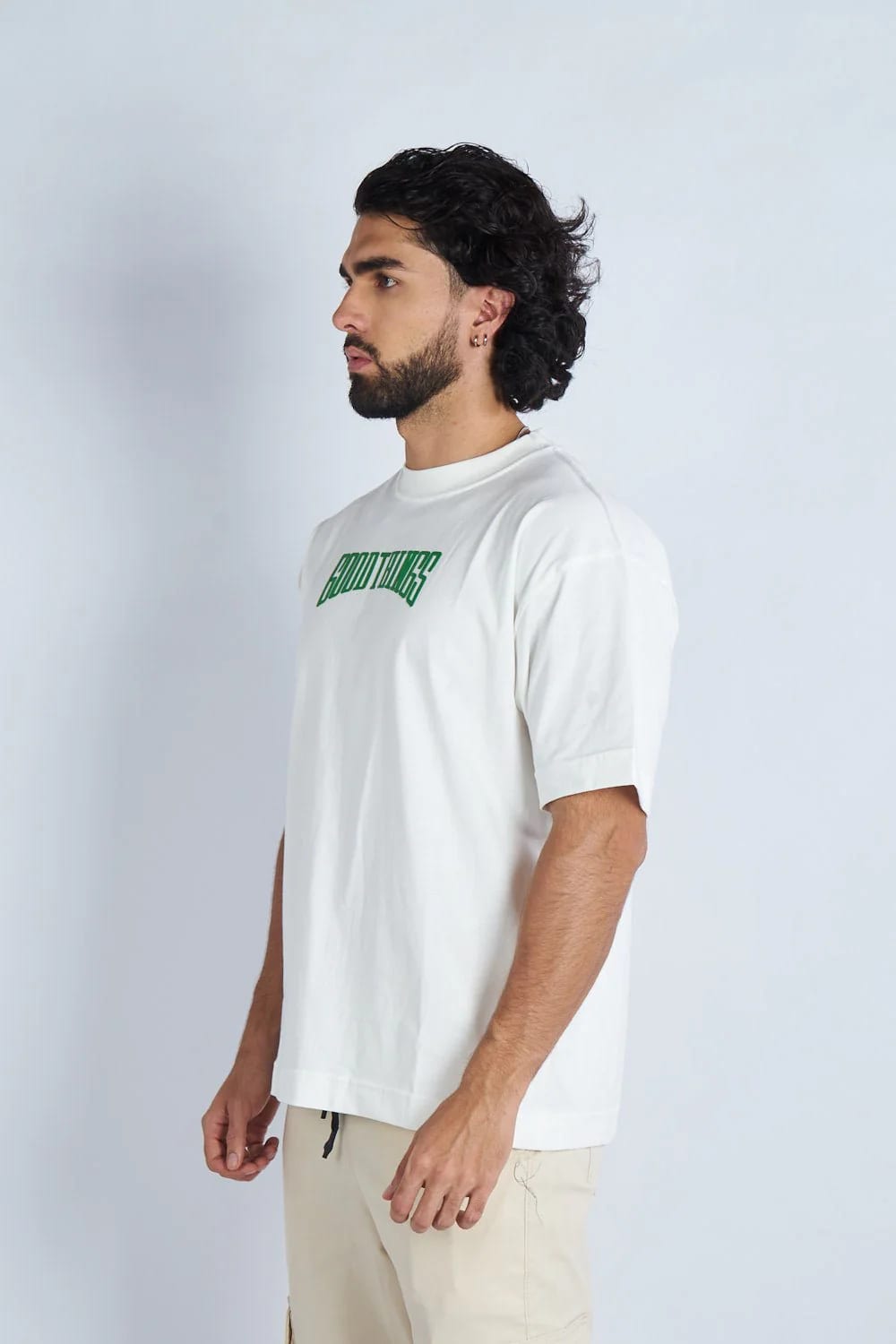 Camiseta oversize estampada Good Things Marfil| DROP 03 | - imagen 8