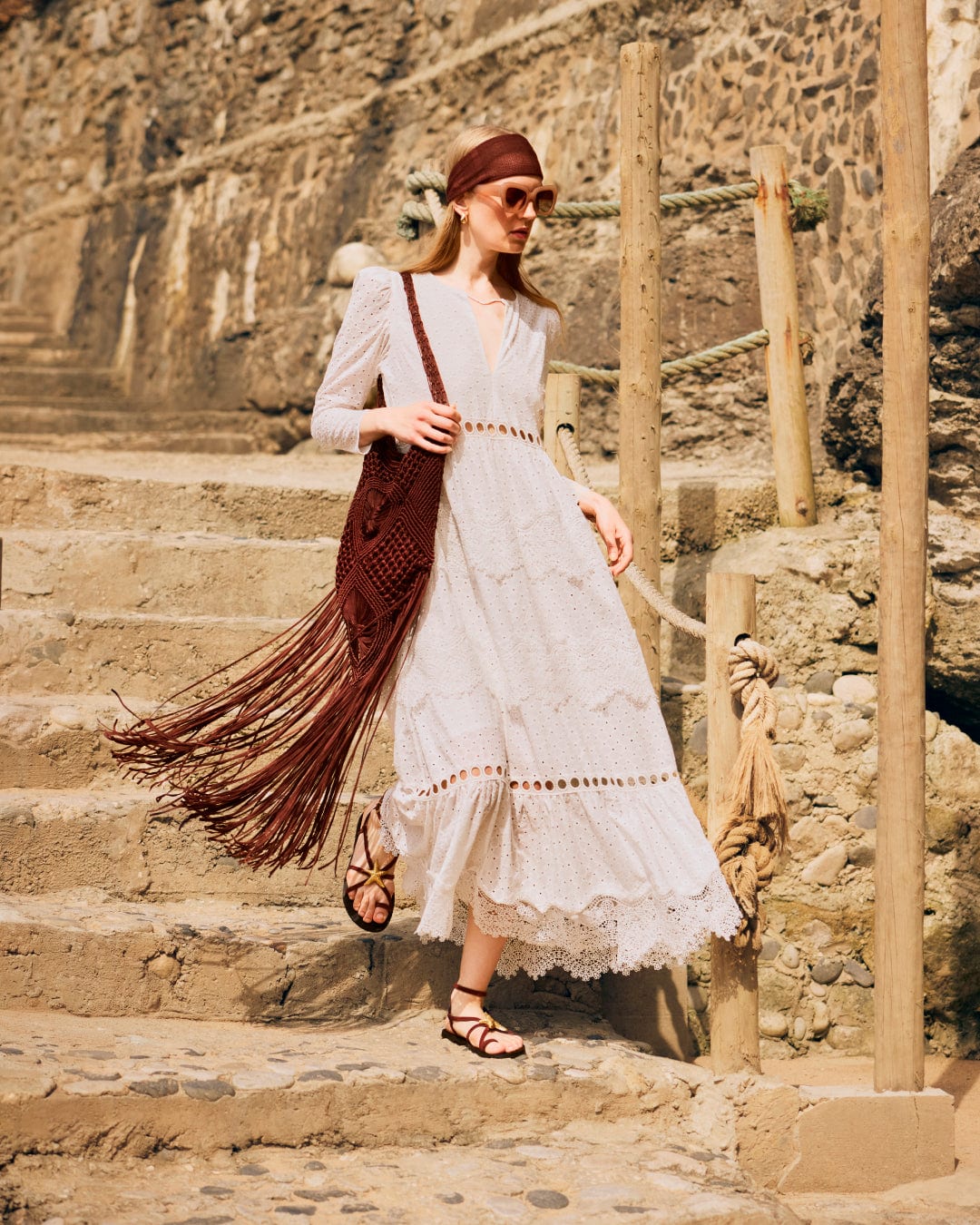 Vestido midi Merian White - imagen 2