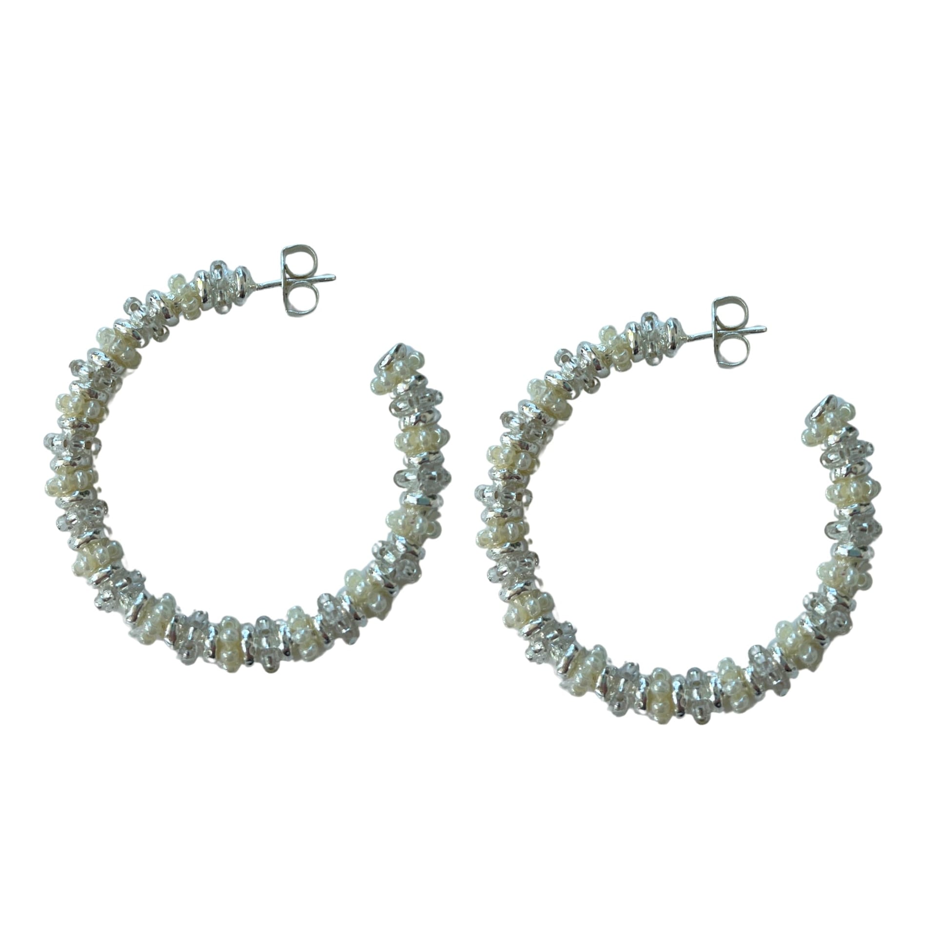 Formation Beaded Maxi Hoops - imagen 6