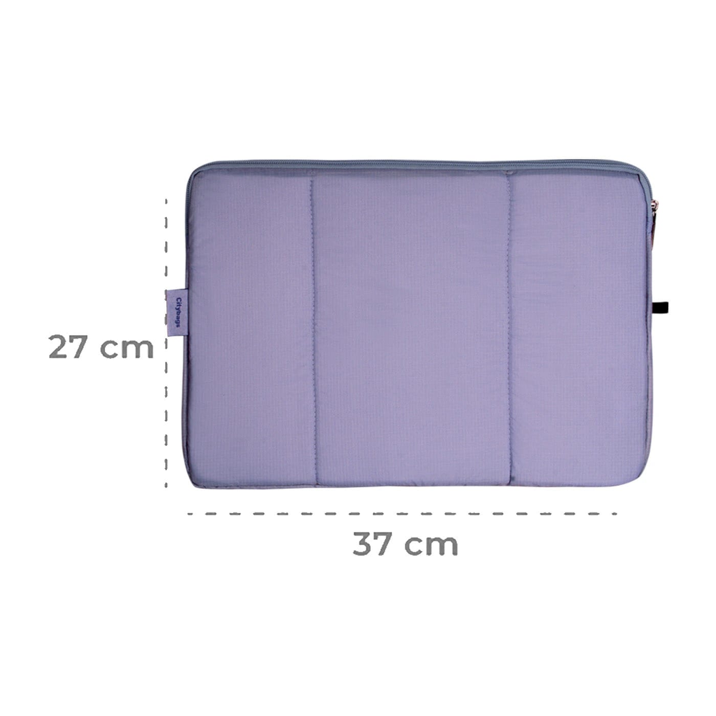 Estuche Laptop Grande Citybags Morado Lila 37x27x2cm - imagen 2