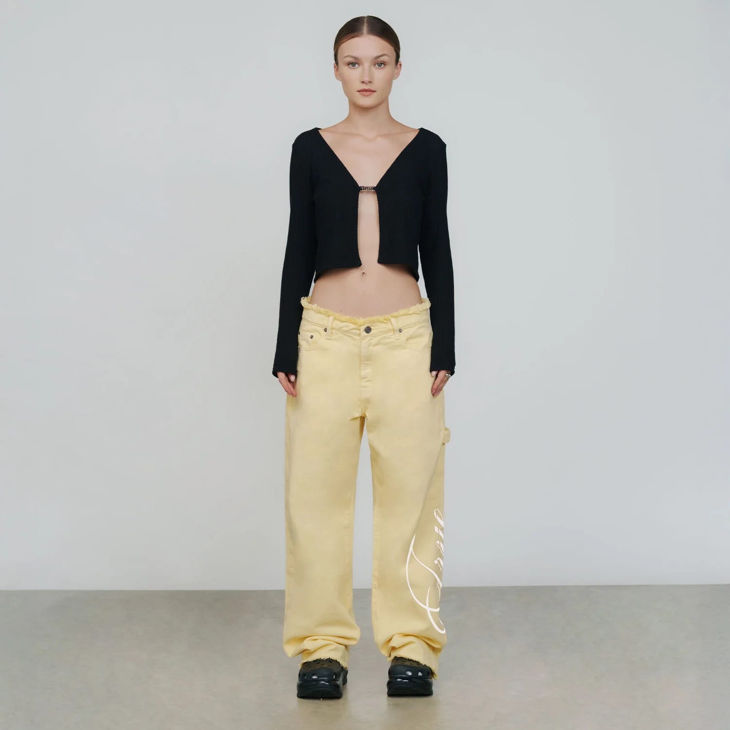 Mid-Rise Pants - Butter Yellow - imagen 11
