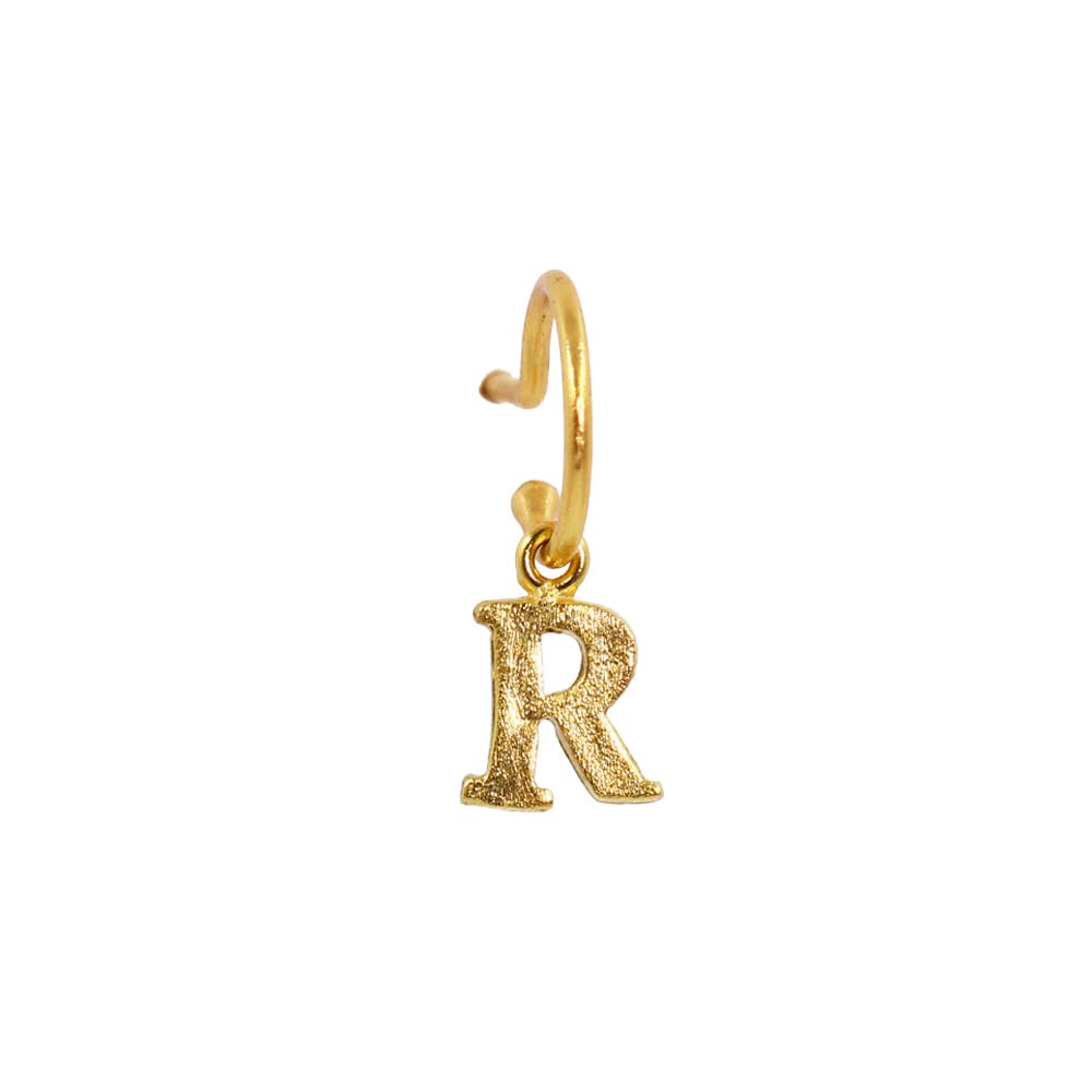 PreOrder Baby Hoops 9mm Letra Gold - imagen 15