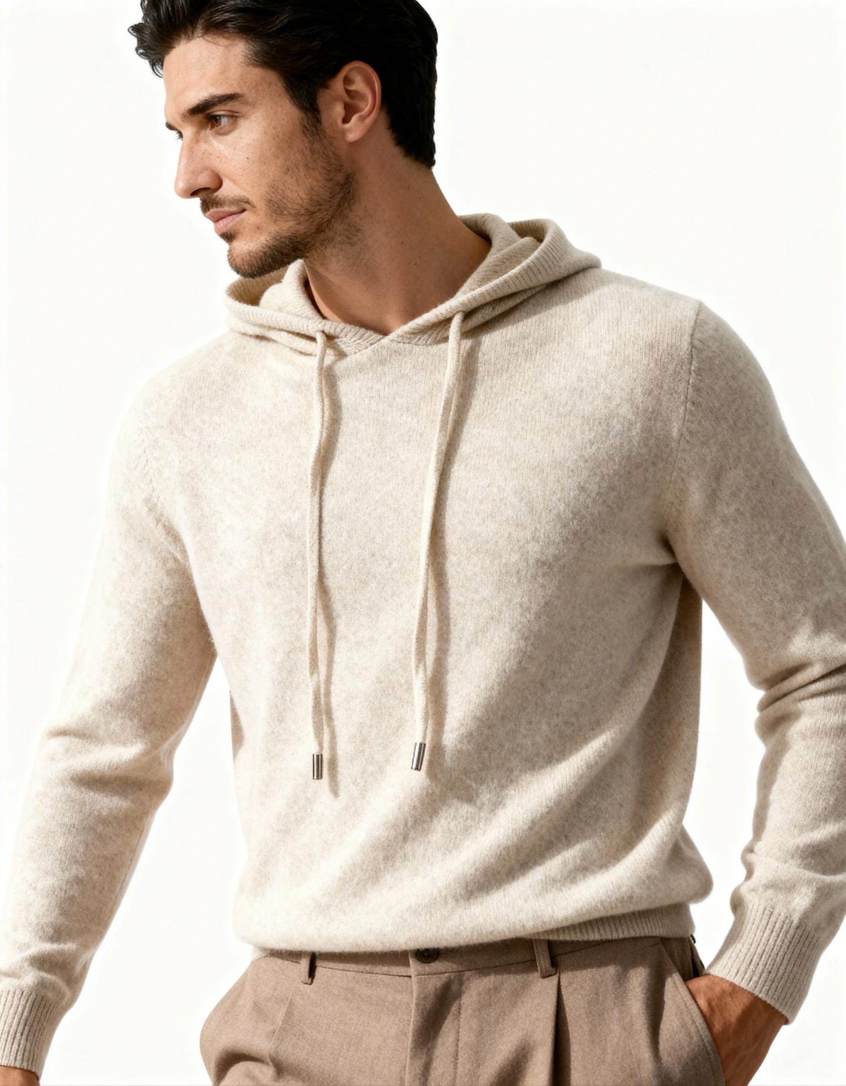 100% Cashmere Hoodie - imagen 5