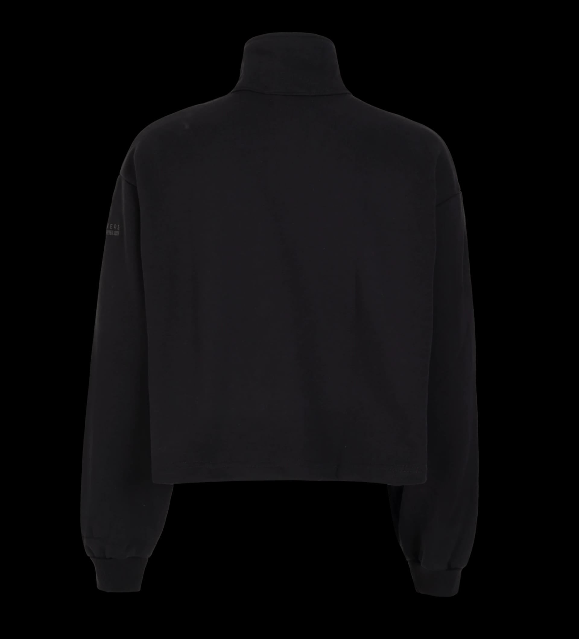 MONOGRAM ZIPPER BLACK SWEATER - imagen 4