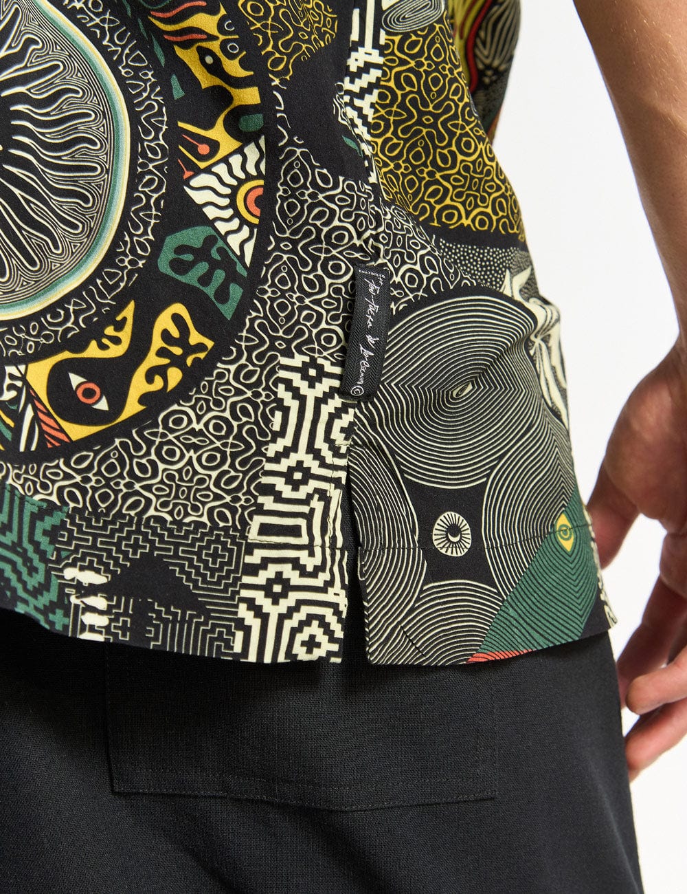 Camisa Oversize Kené multicolor Hombre - imagen 6