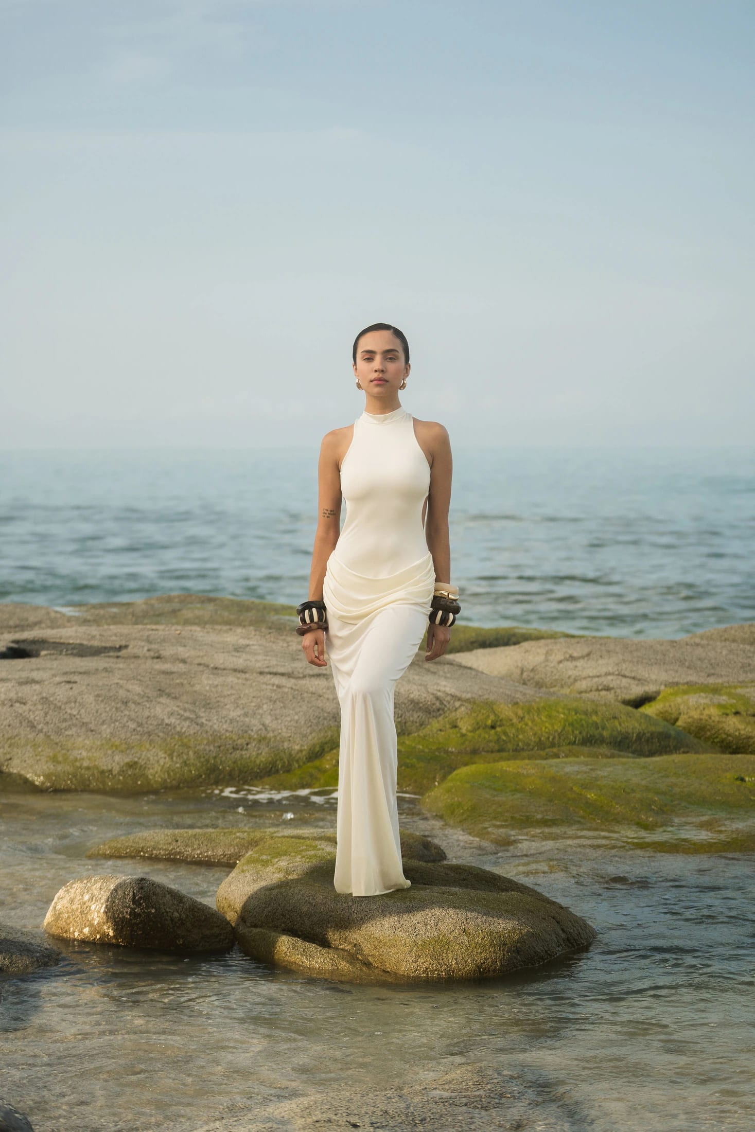 ARIEL DRESS - IVORY - imagen 4