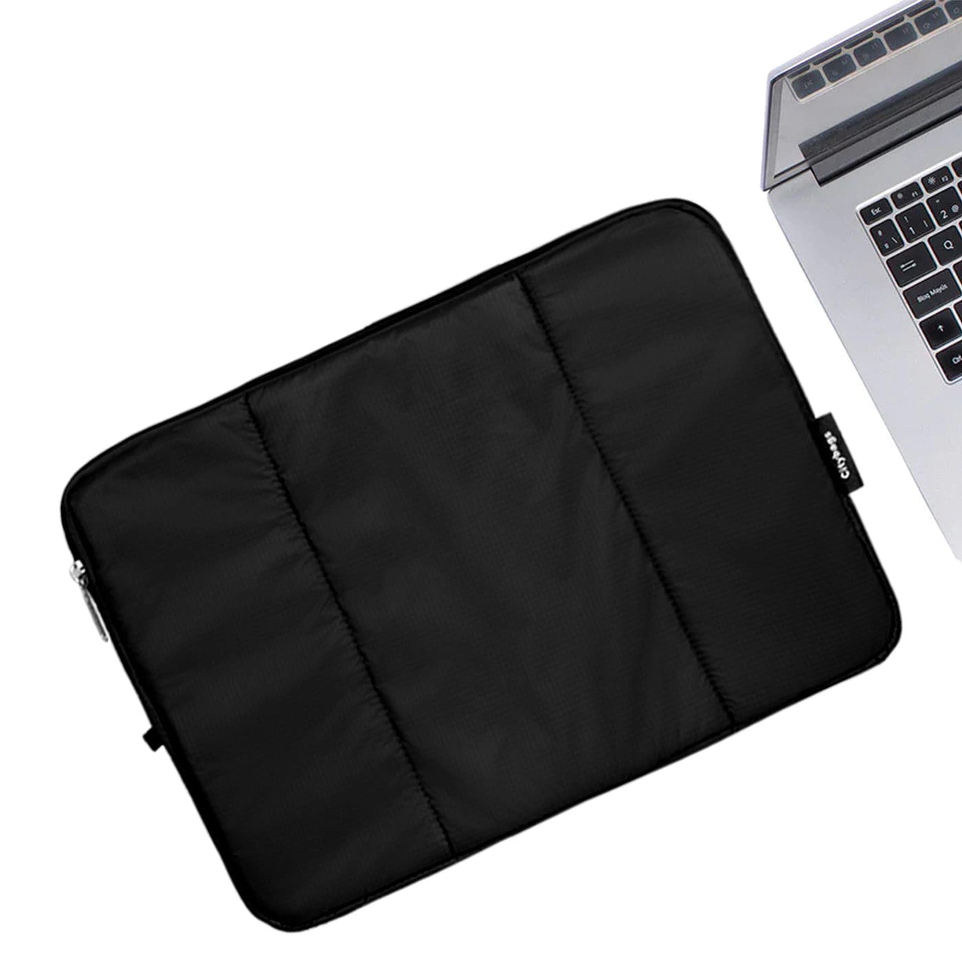 Estuche Laptop Grande Citybags Negro 37x27x2cm - imagen 4