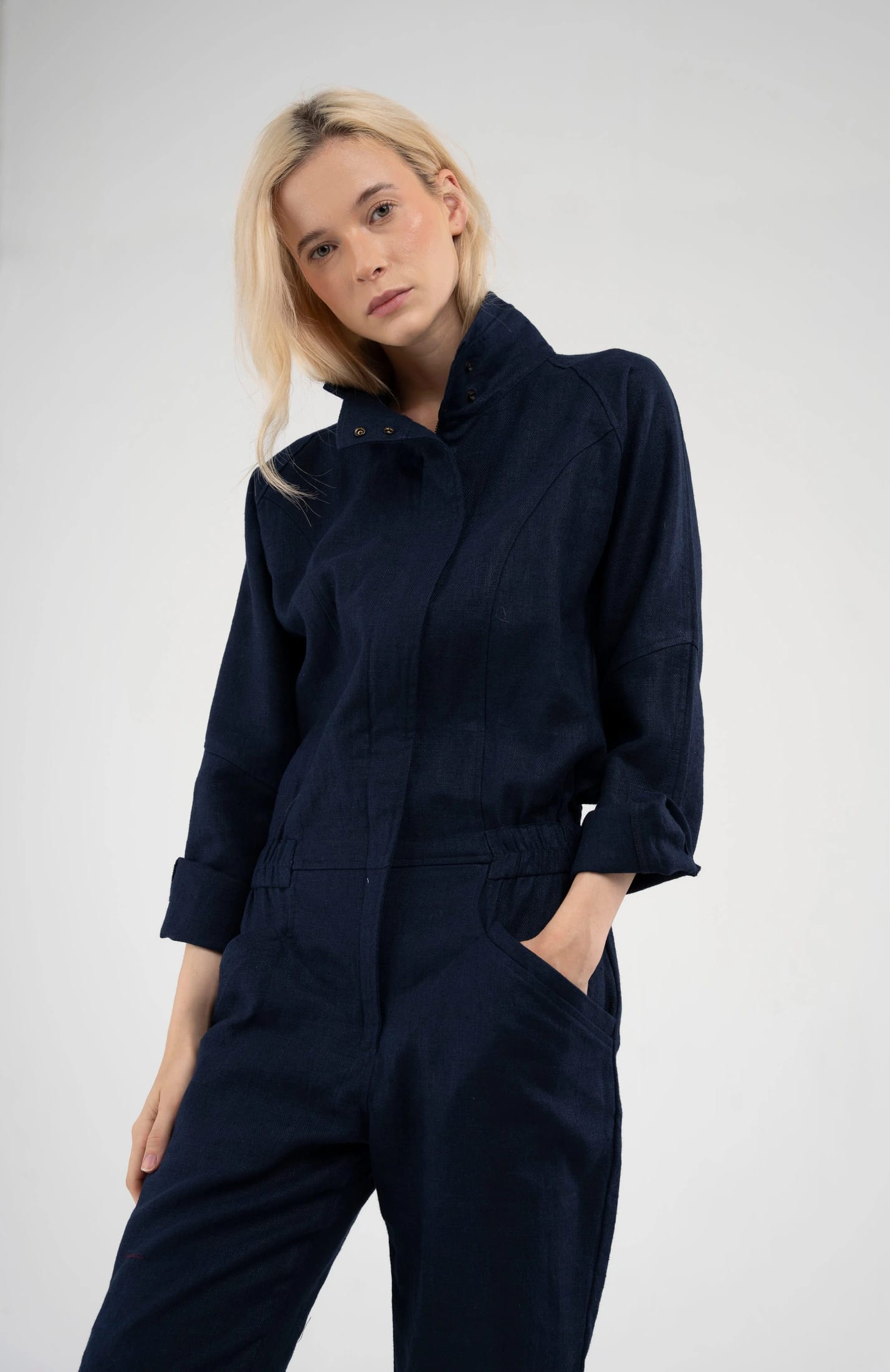 The Ramie Utility Jumpsuit - imagen 2