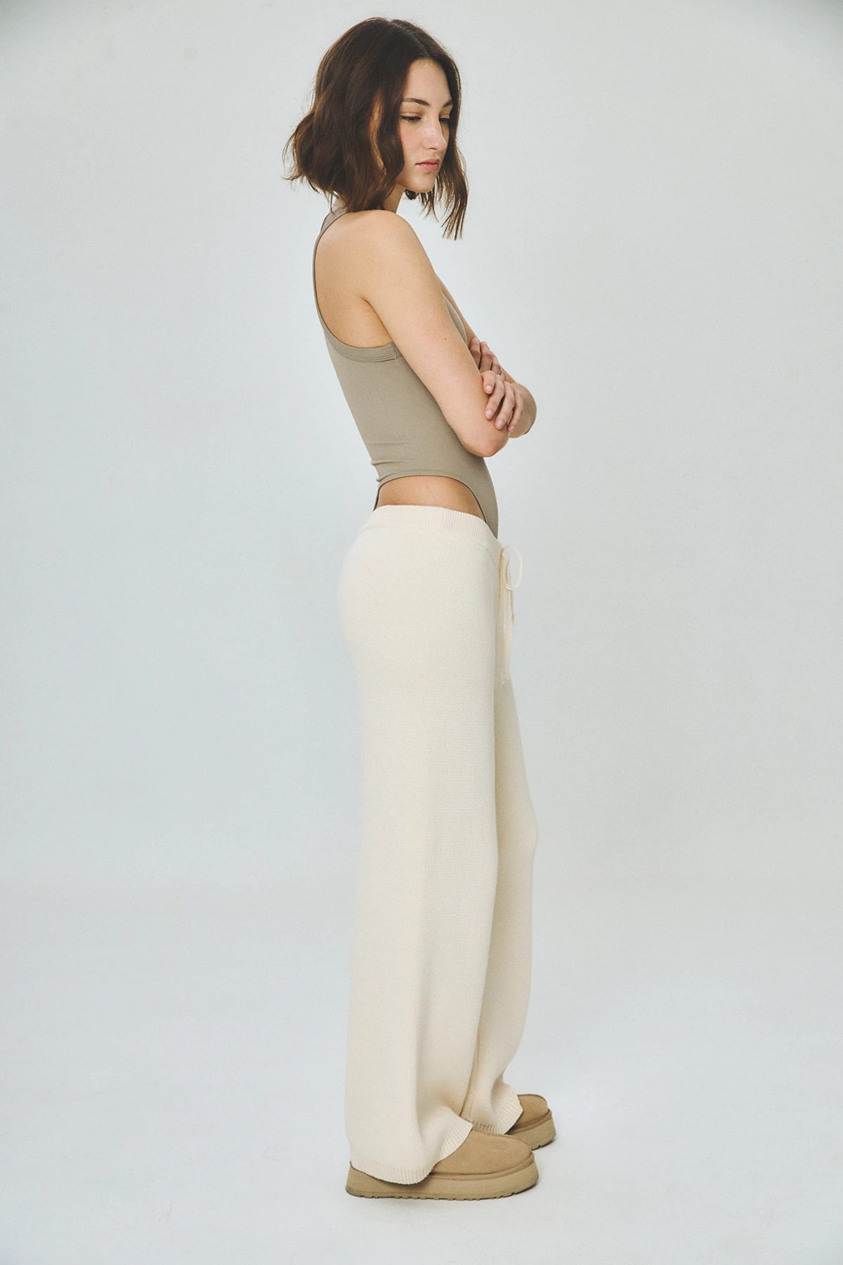 SMILEY RIB BODYSUIT GREY - imagen 5
