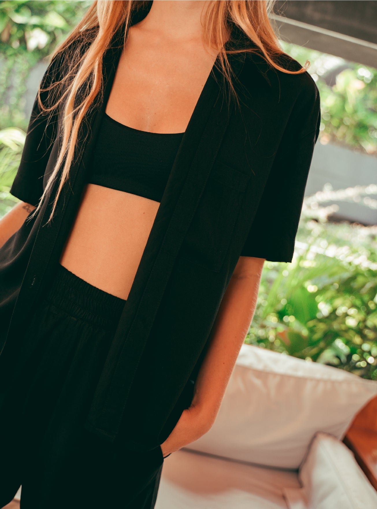 Set Breezy Black Short - imagen 2