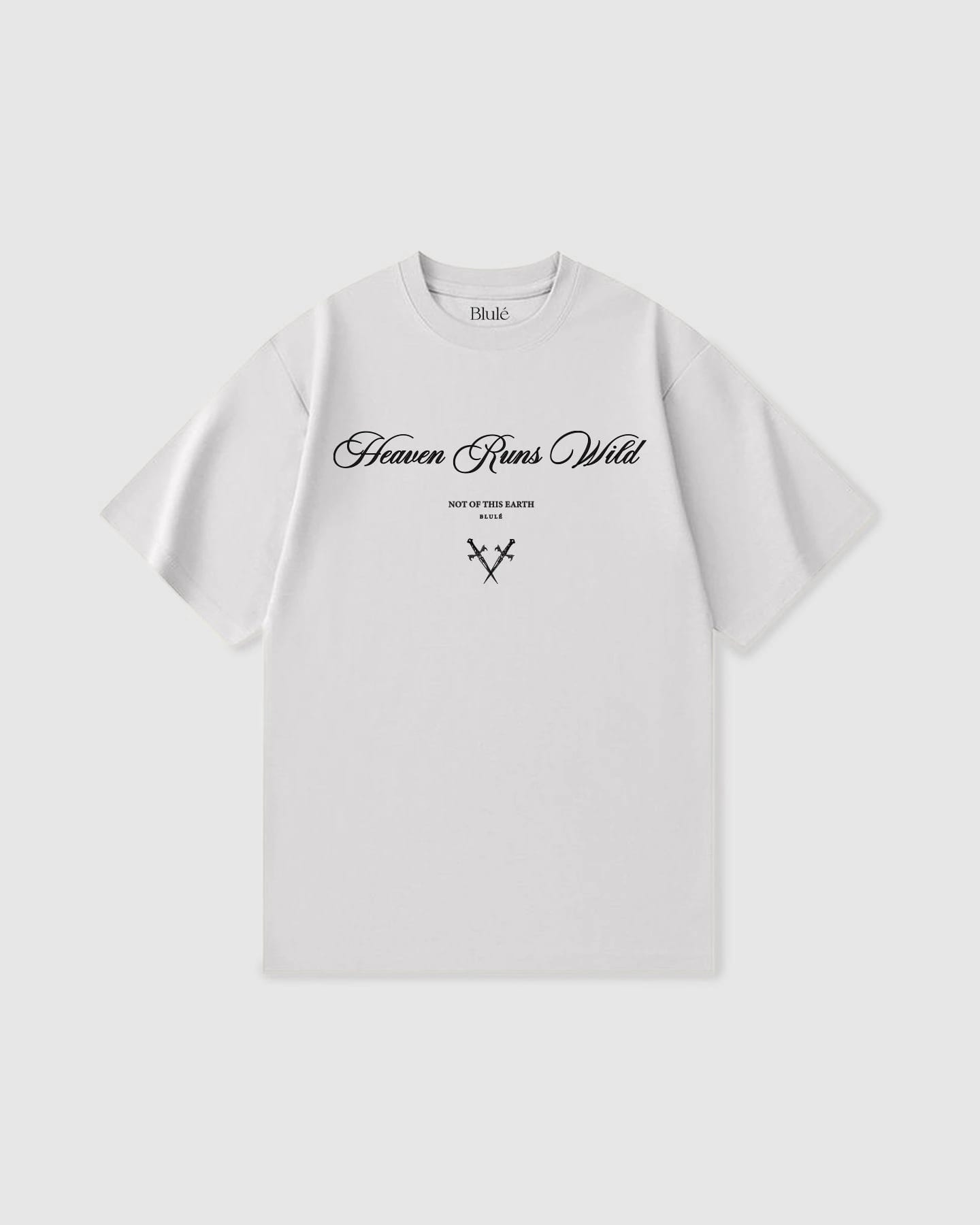 Oversized T Shirt Heaven Runs Wild White - imagen 1
