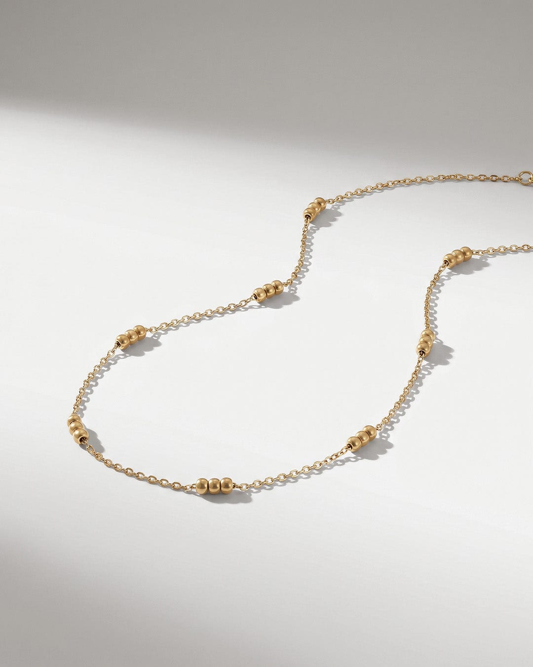 Collar 3 Esferas Oro - imagen 1