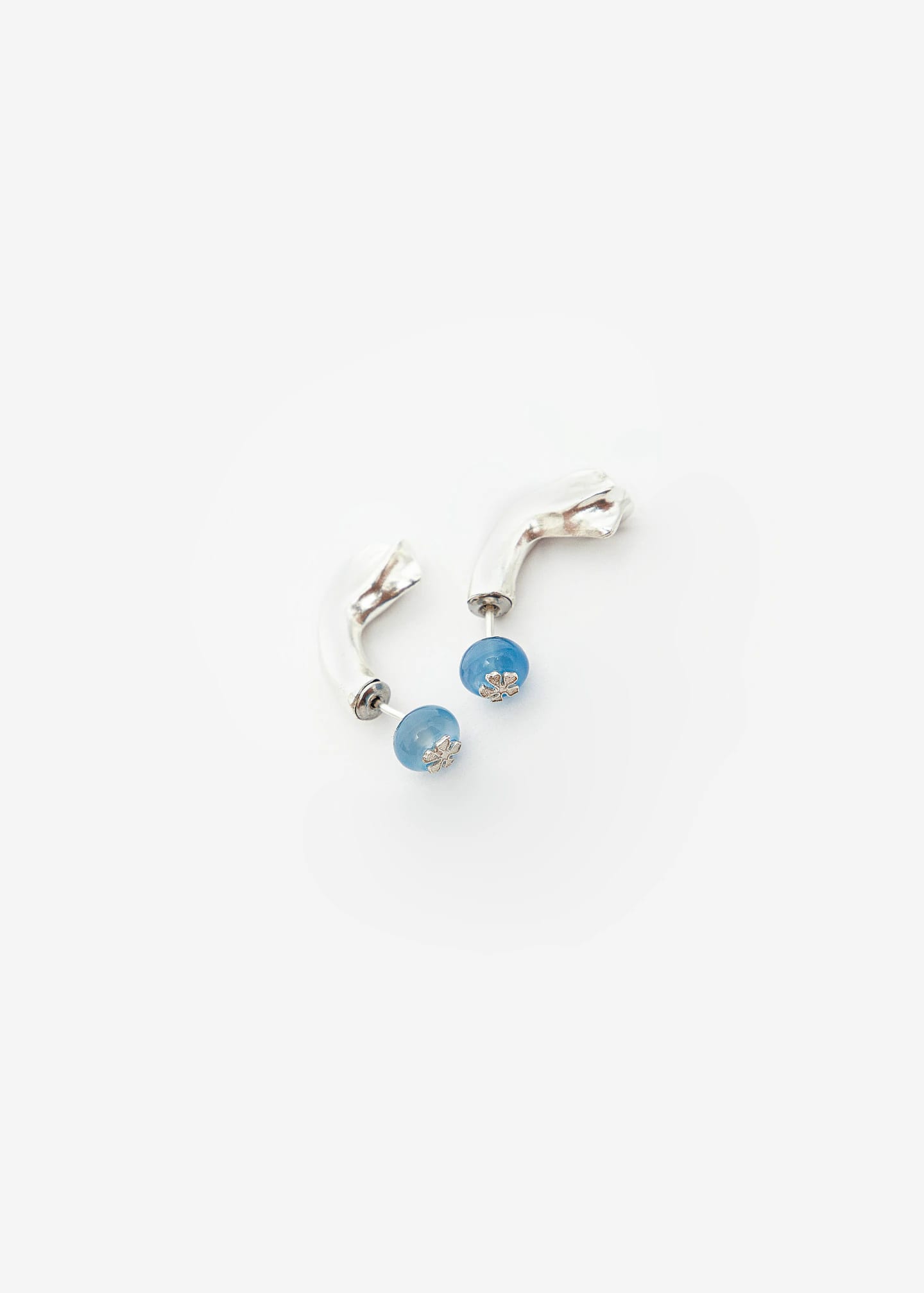 Mini Petal Curve Back Plata - imagen 3
