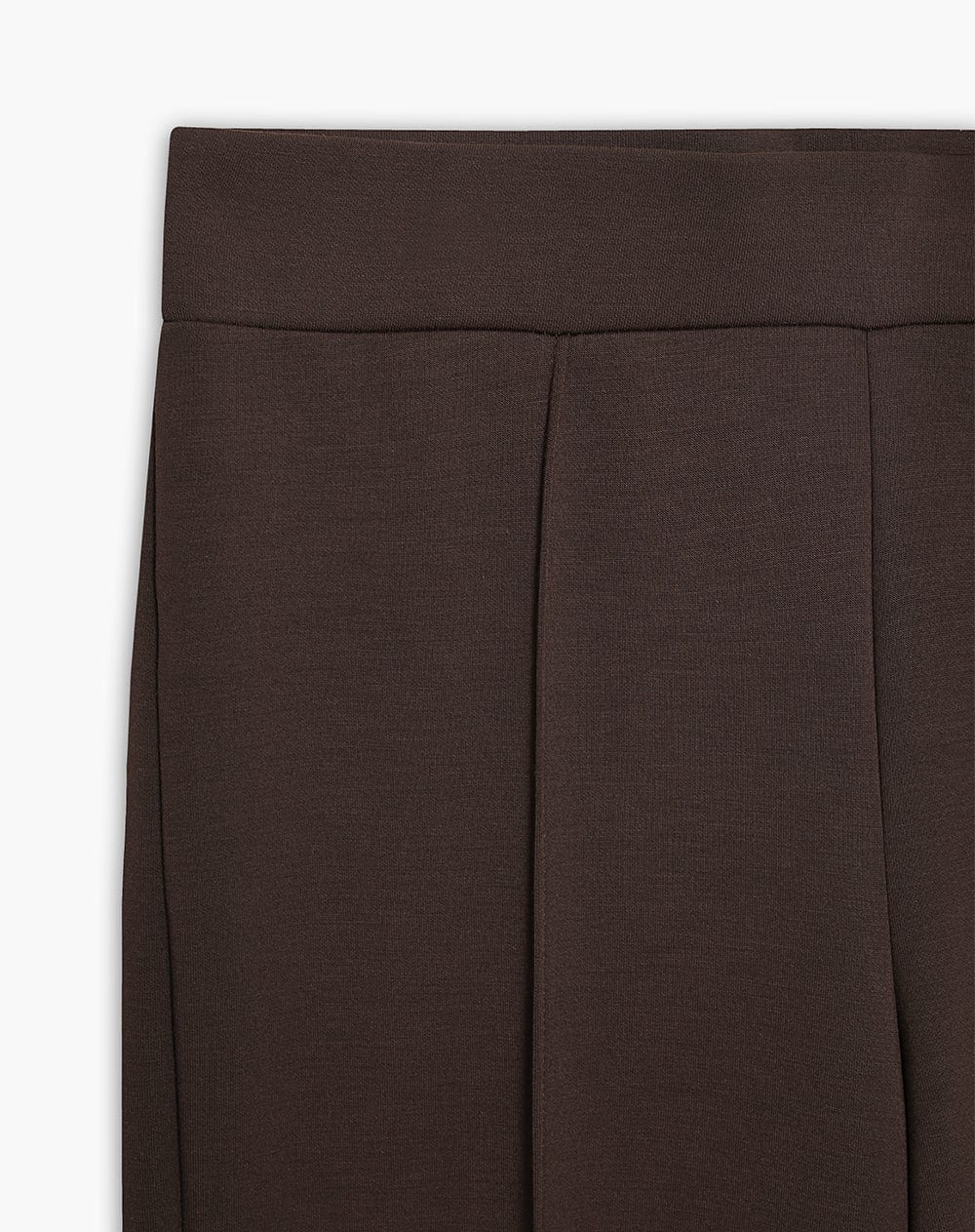 Pantalón tiro medio bota campana chocolate mujer - imagen 2