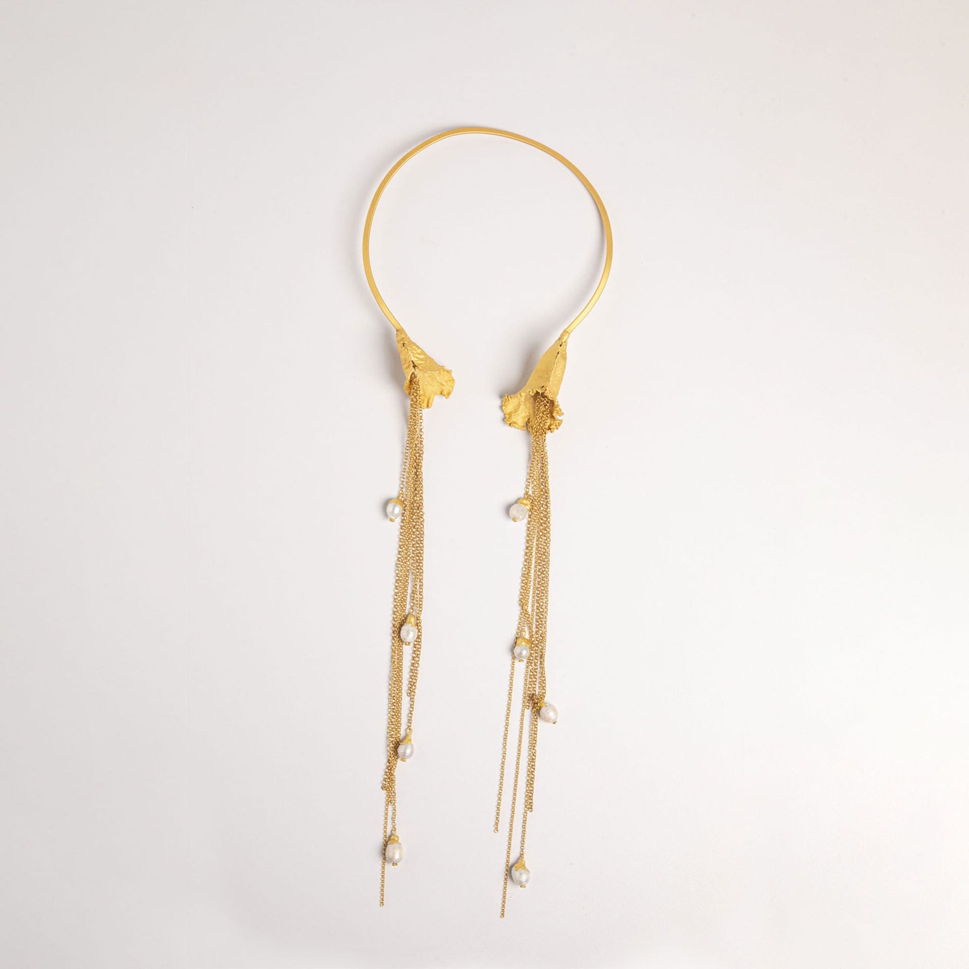 COLLAR LABELLUM Y CADENAS CON PERLAS - imagen 1