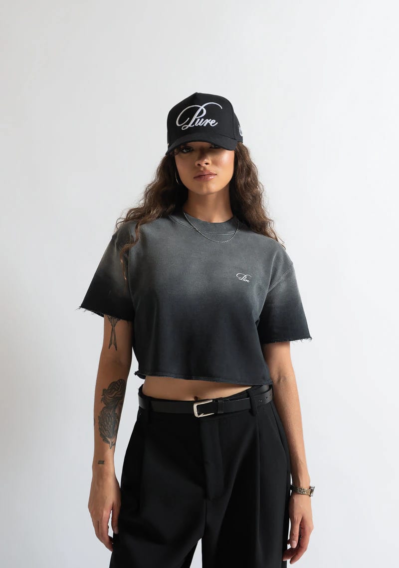 Monclair washed black Crop top - imagen 2