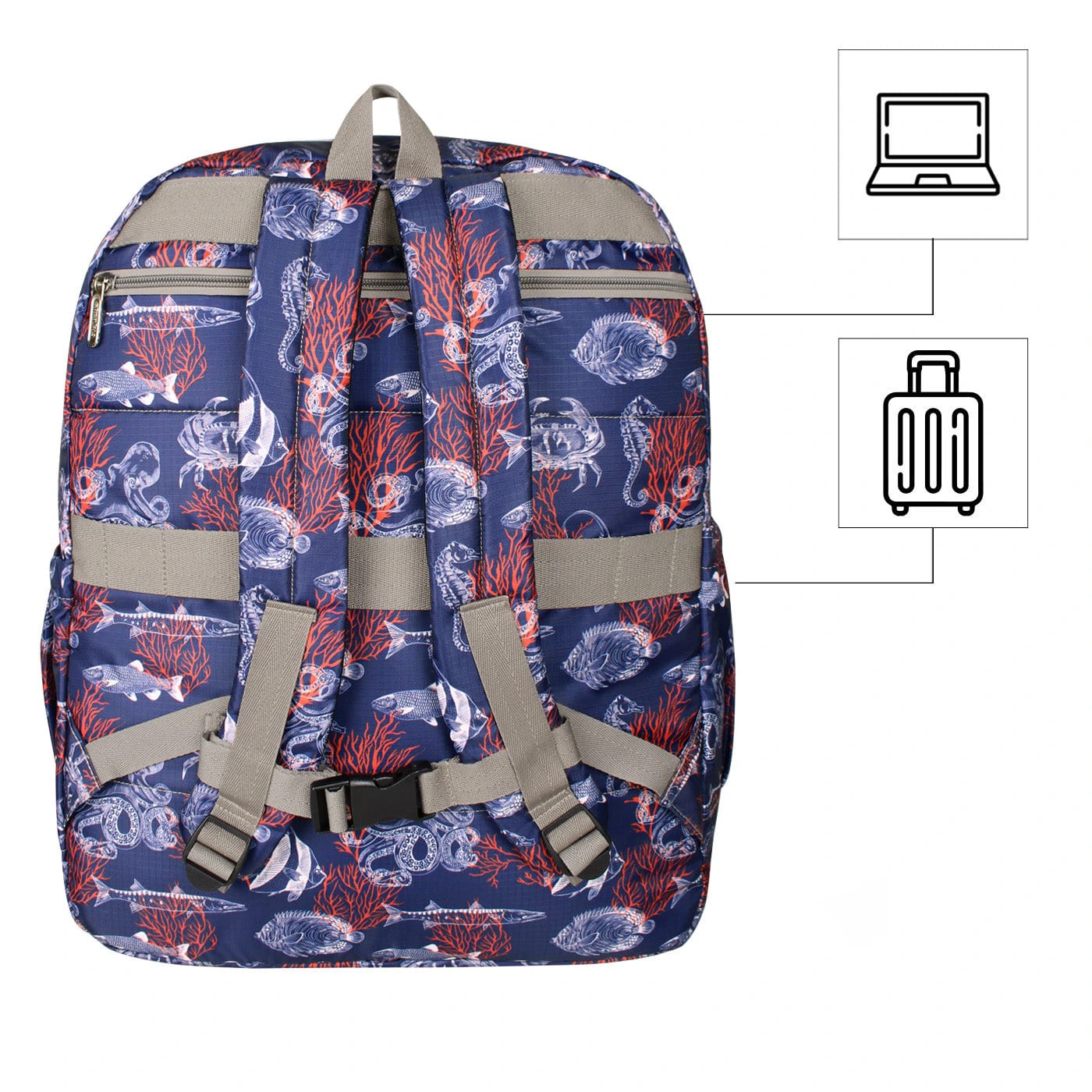 Morral Explorador Ultra Estampado Vida Citybags - imagen 3