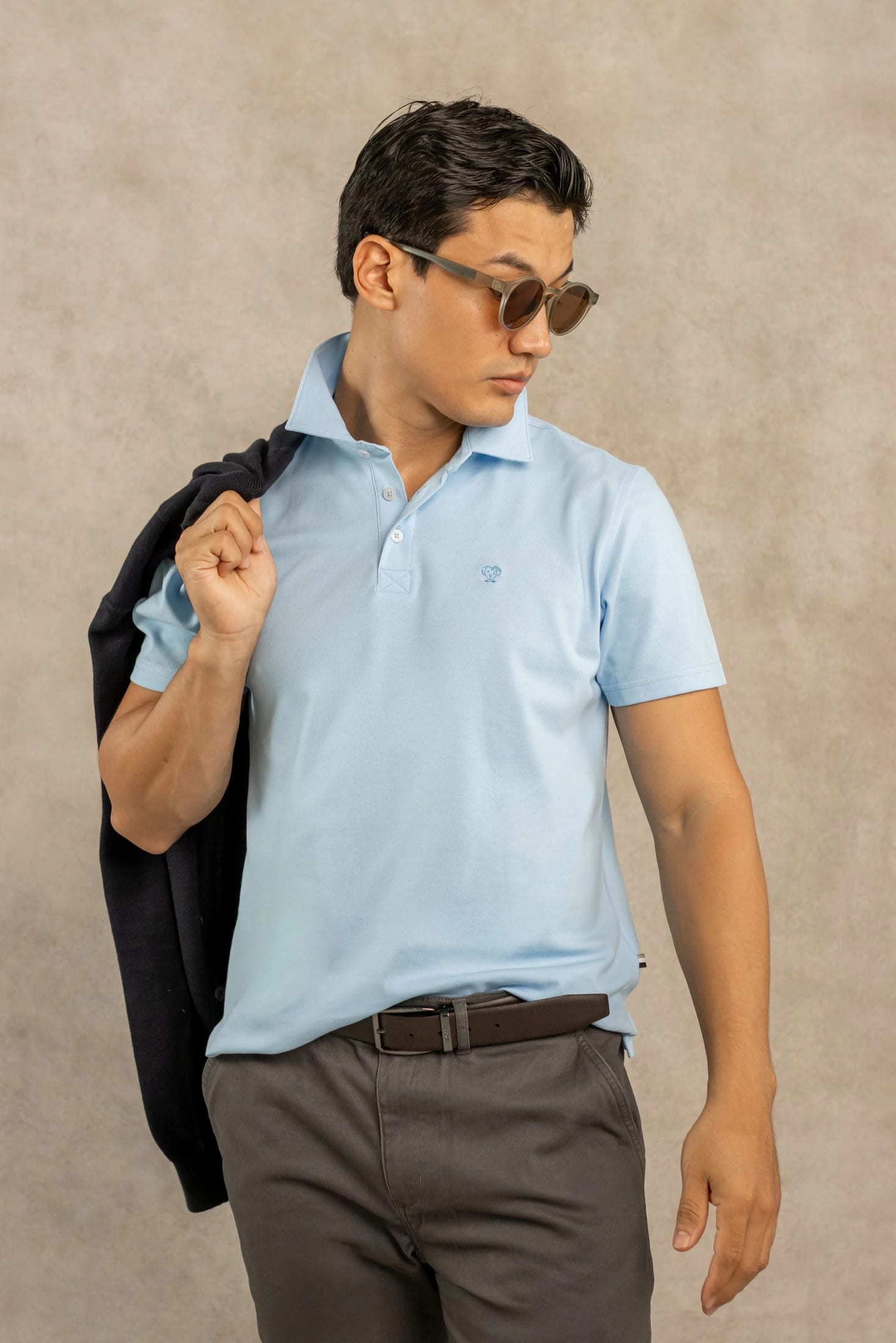 Polo Antimanchas Azul Celeste - imagen 1