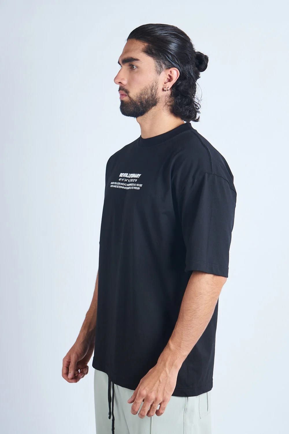 CAMISETA OVERSIZE NEGRA [DROP 0:0] - imagen 4