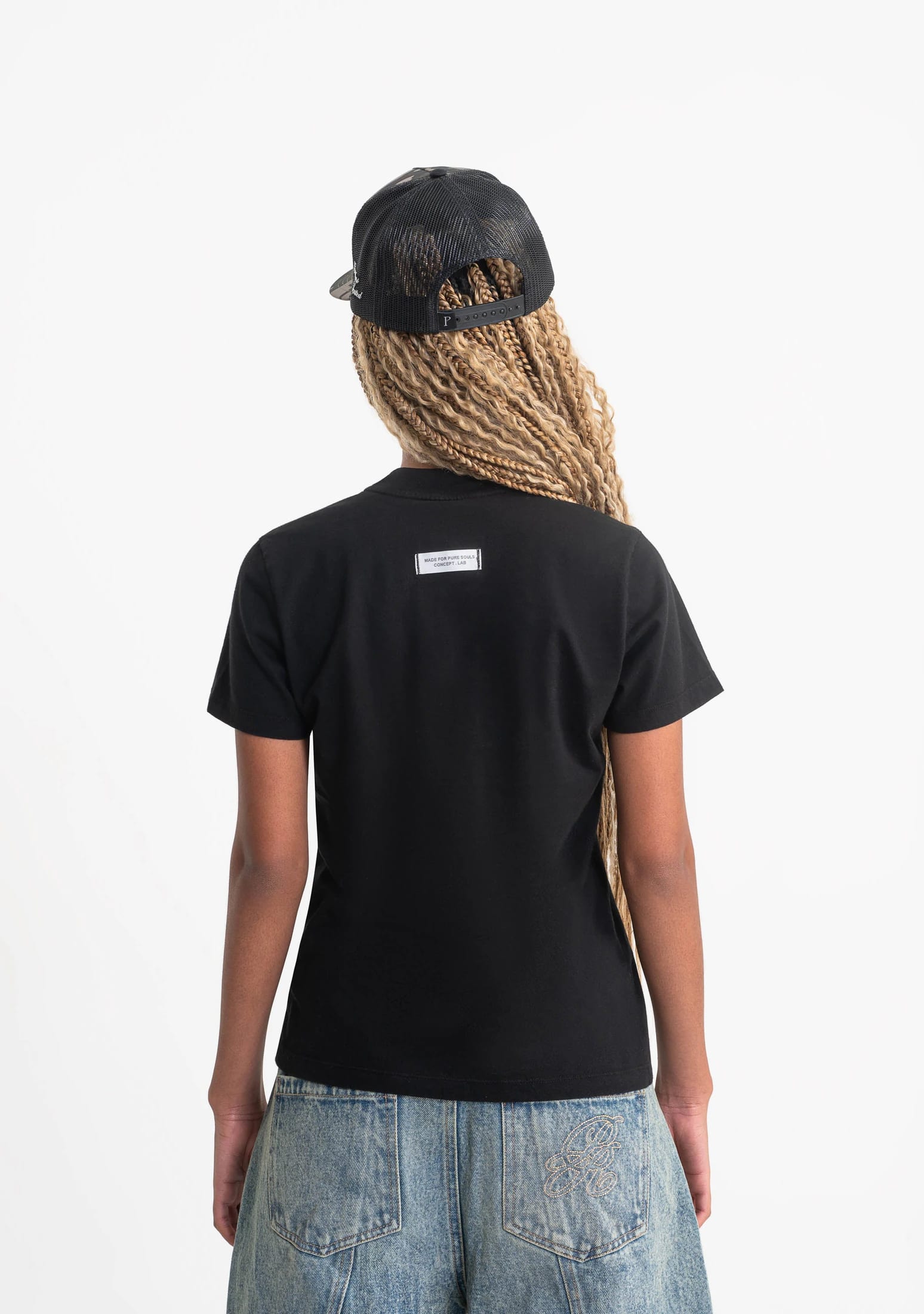 Rustic women black t-shirt - imagen 3