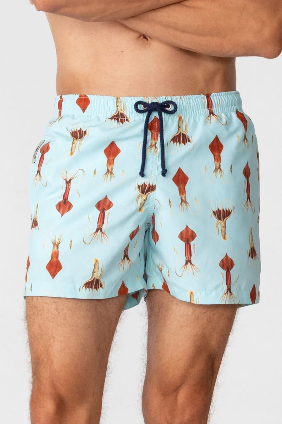 Men's swim trunk white egret - imagen 5