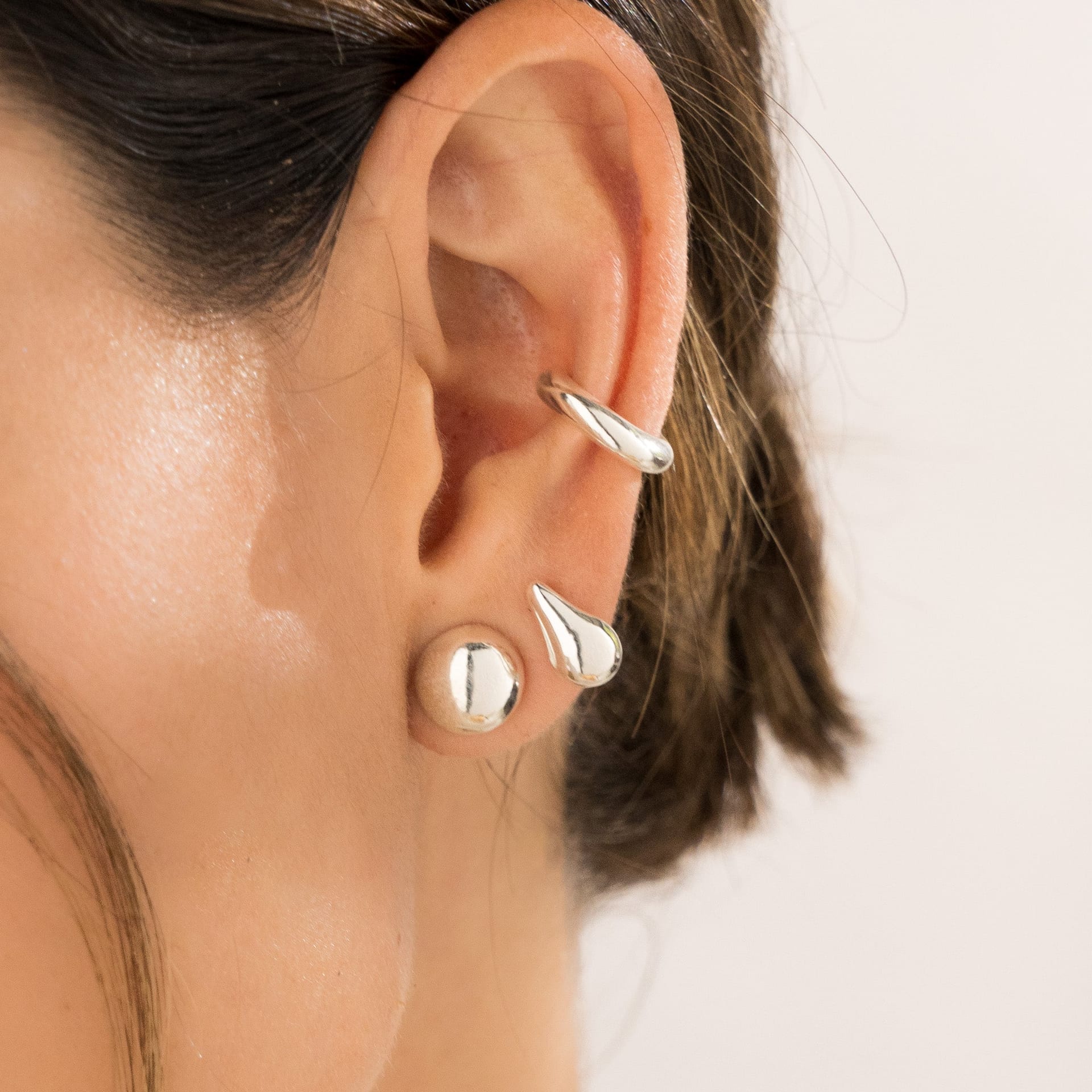 Set X3 Aretes Gotas Y Bolas - imagen 4